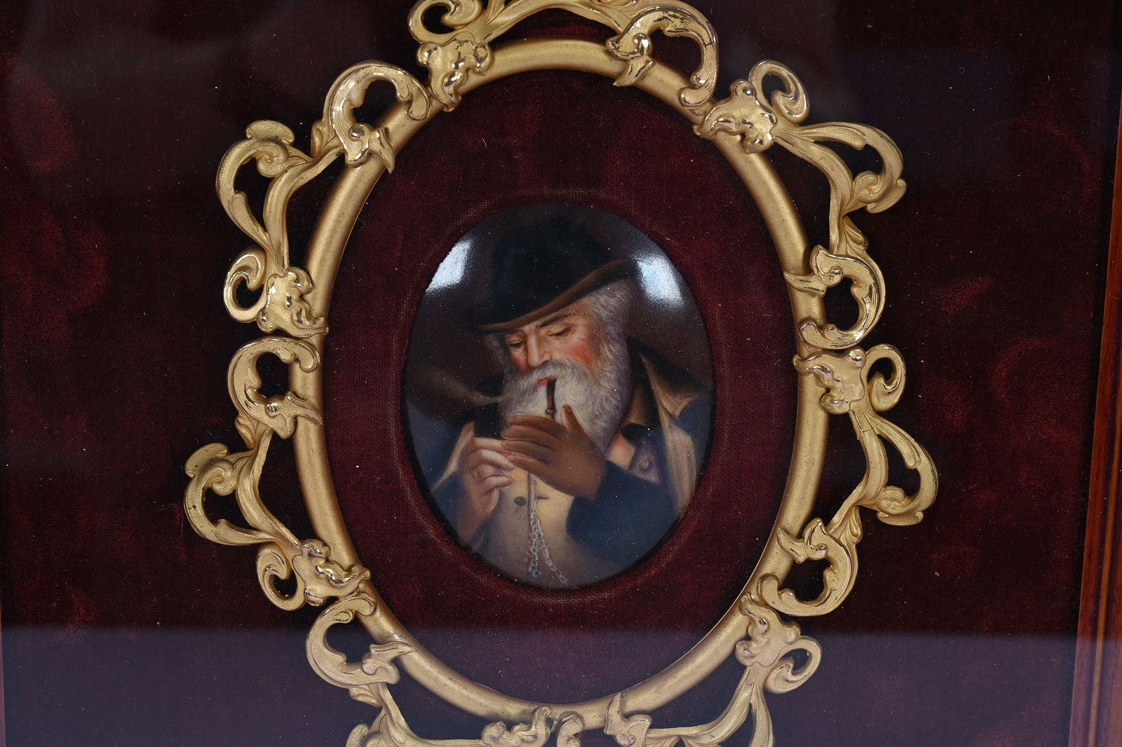 Framed Porcelain Plaque - 2