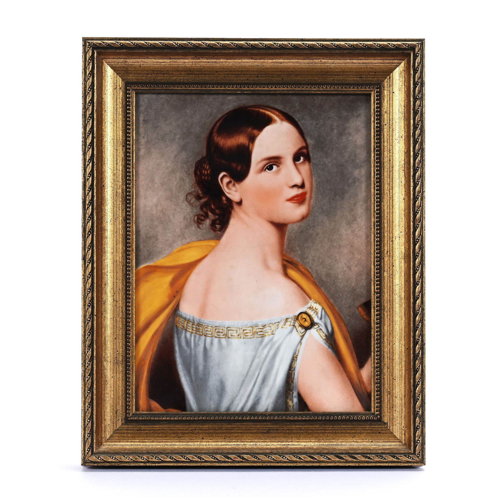 Framed Porcelain Plaque (1 of 2)