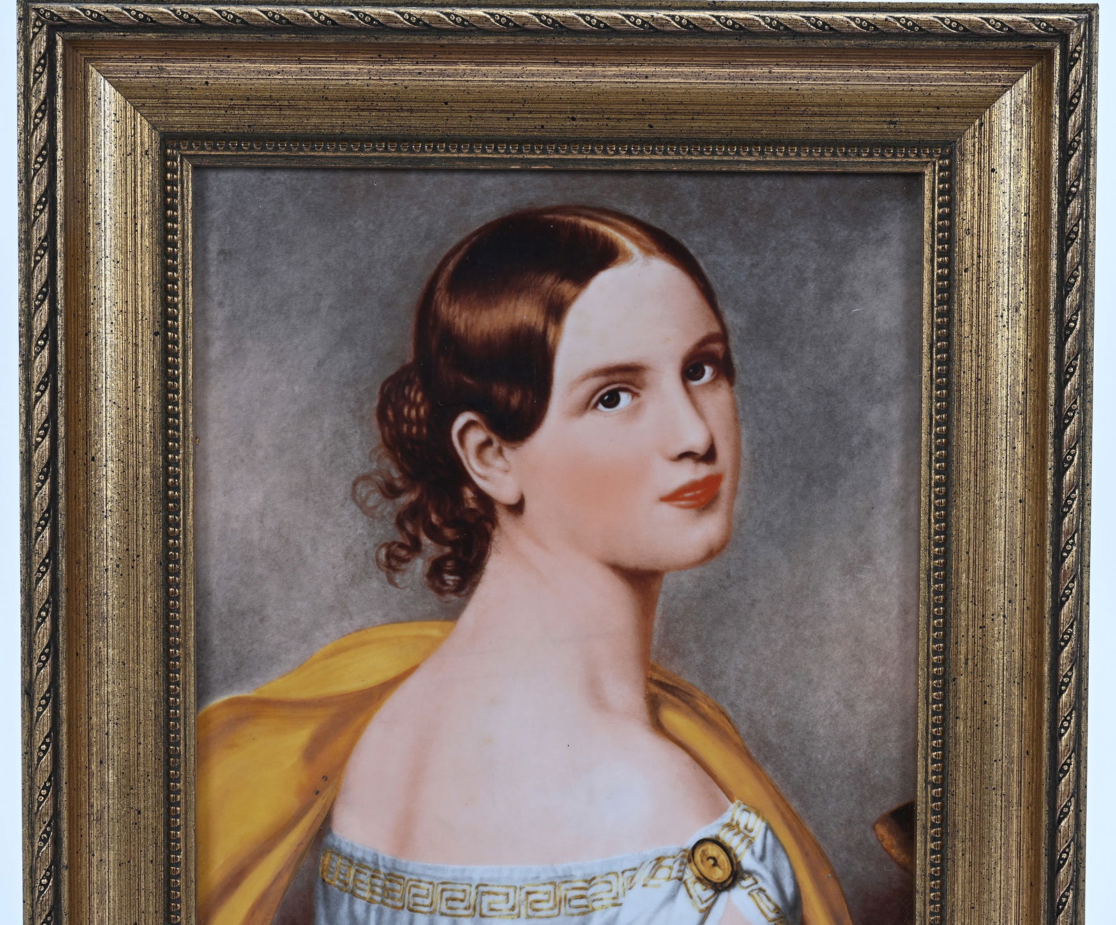 Framed Porcelain Plaque - 2