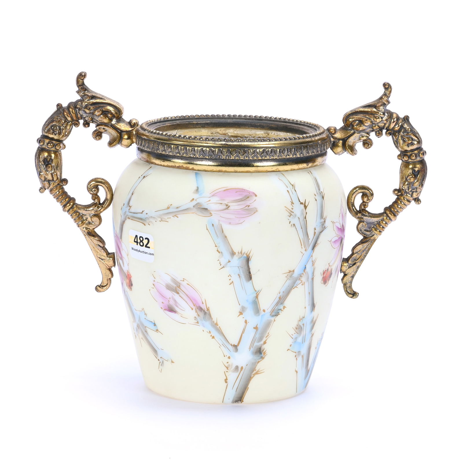 Two Handled Biscuit Jar, Unmarked Wave Crest (1 of 3)