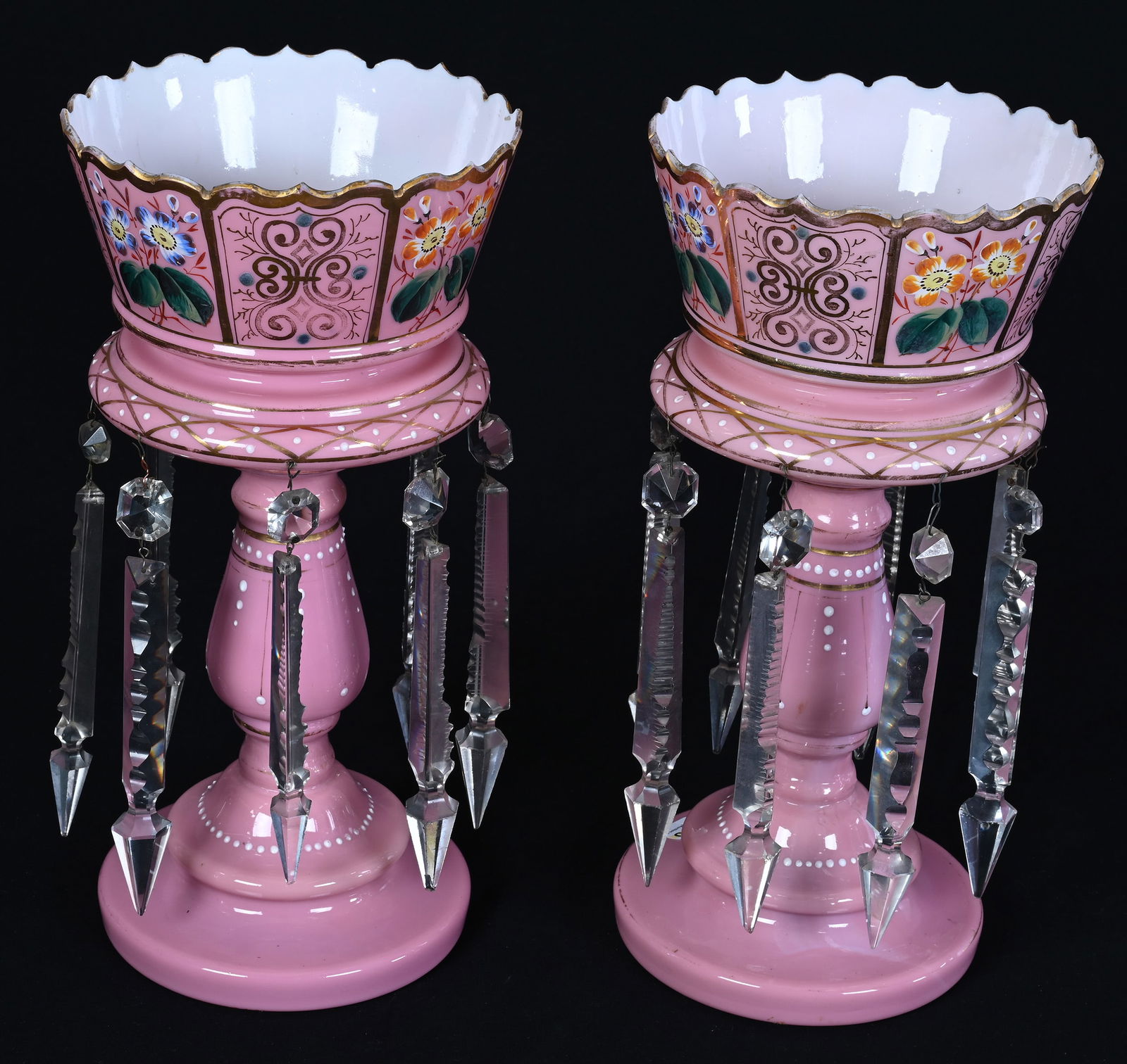 Pair Candle Lusters - 2