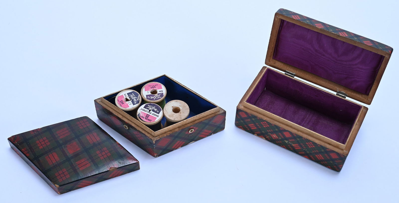 (2) Scottish Tartanware Boxes - 2