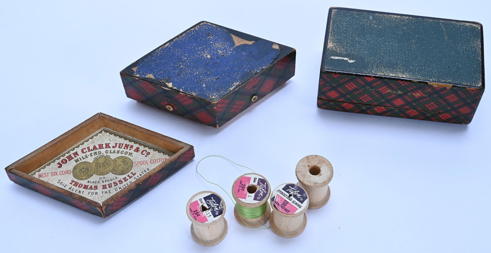 (2) Scottish Tartanware Boxes - 3