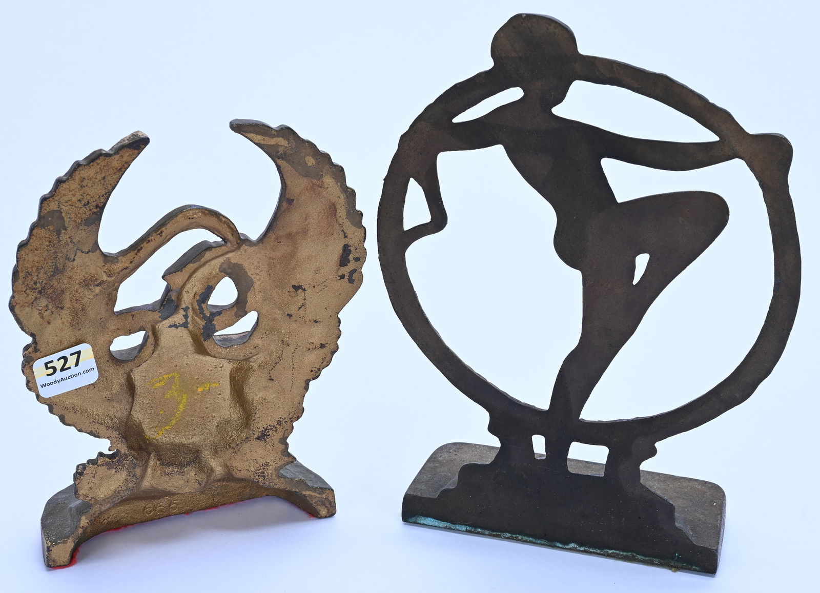 (2) Cast Iron Bookends - 2