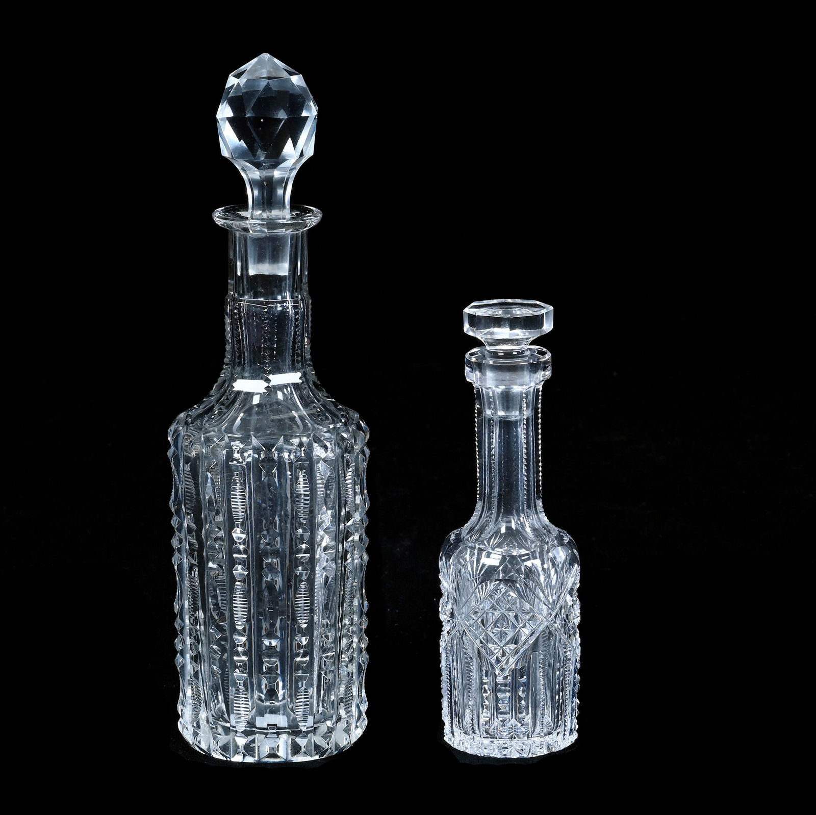 (2) Bottles, American Brilliant Cut Glass (1 of 4)