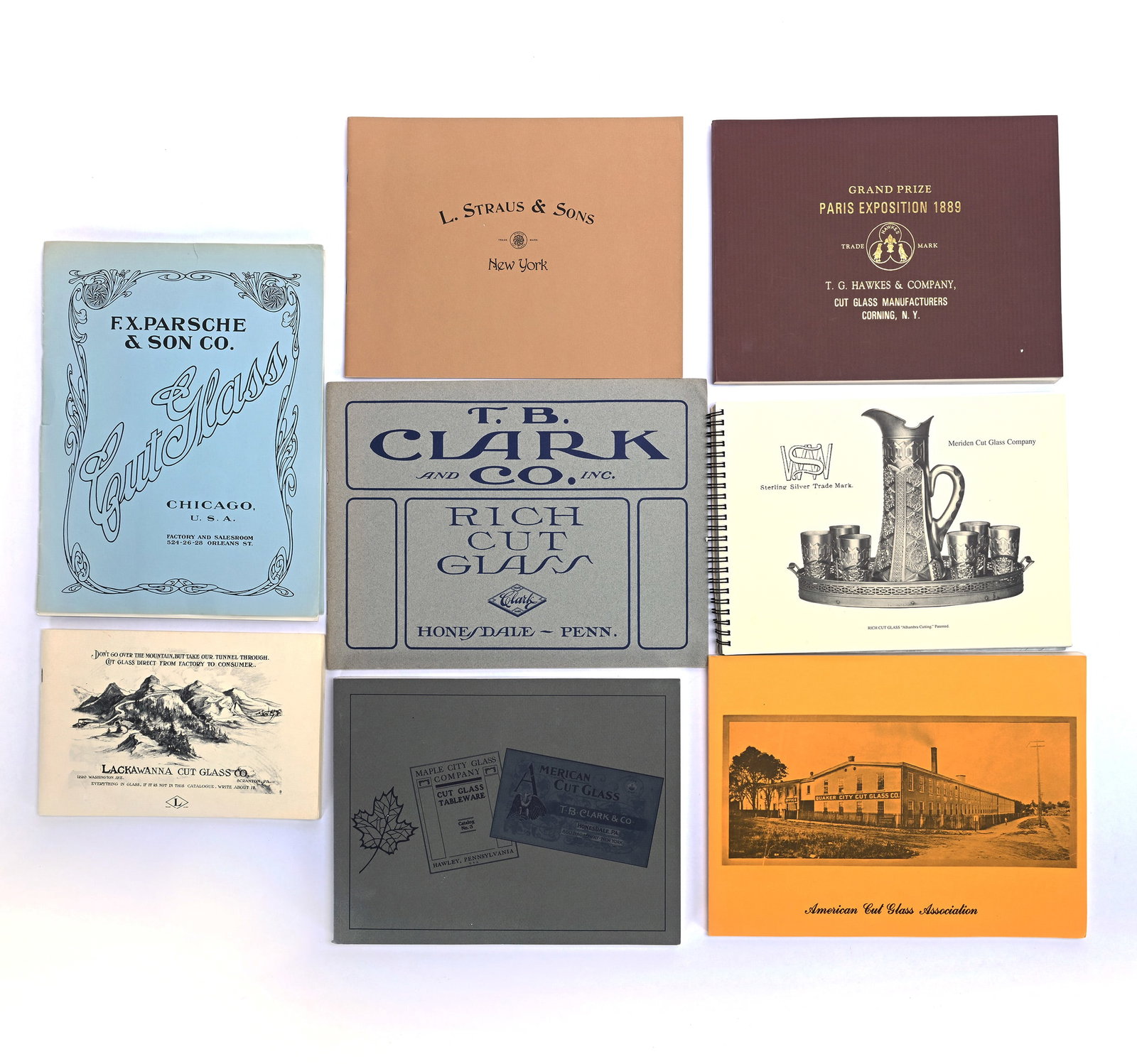 (8) Catalogs About American Brilliant Cut Glass (1 of 5)