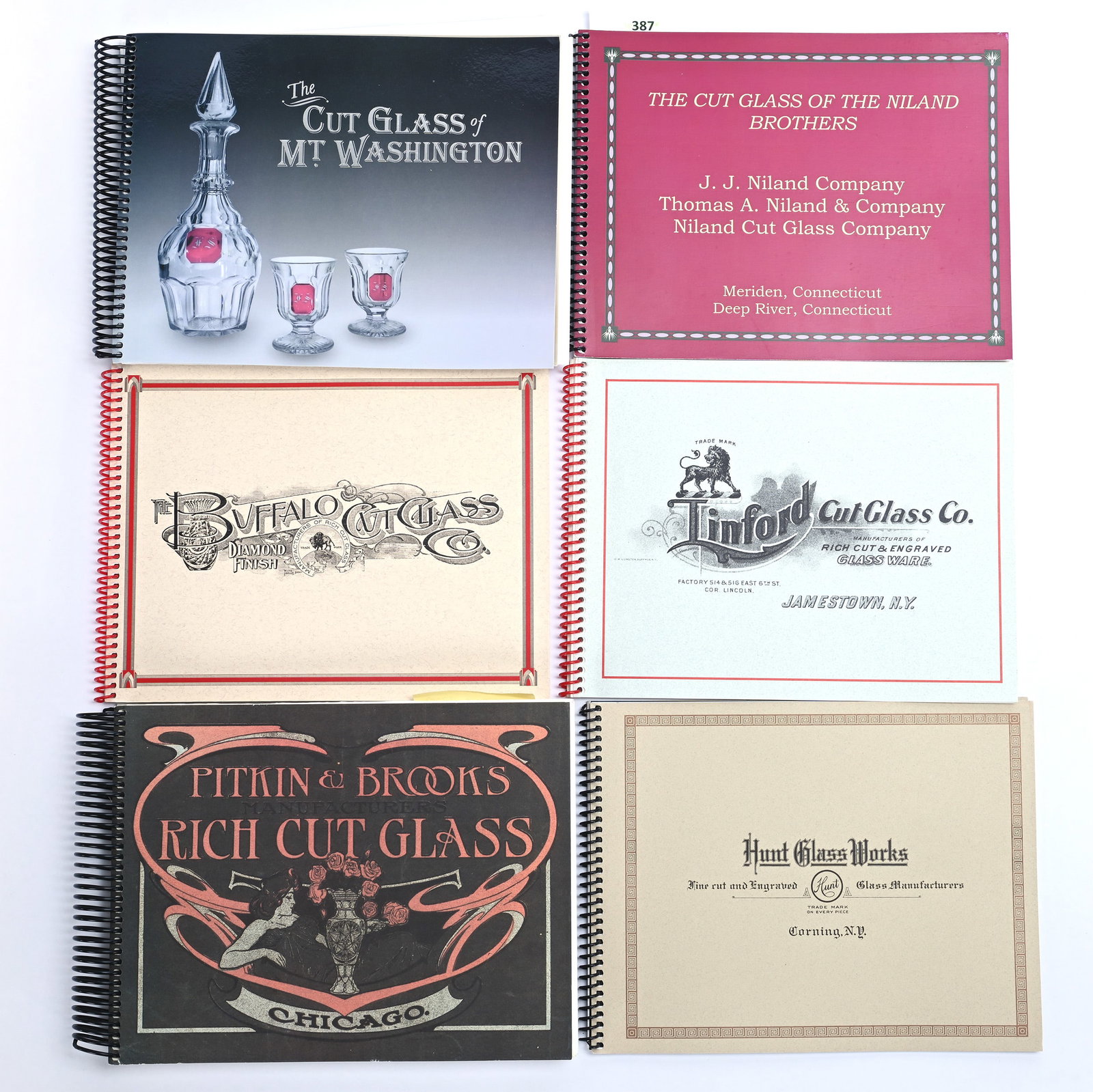 (6) American Brilliant Cut Glass Catalog Reprints Published By ACGA (1 of 3)