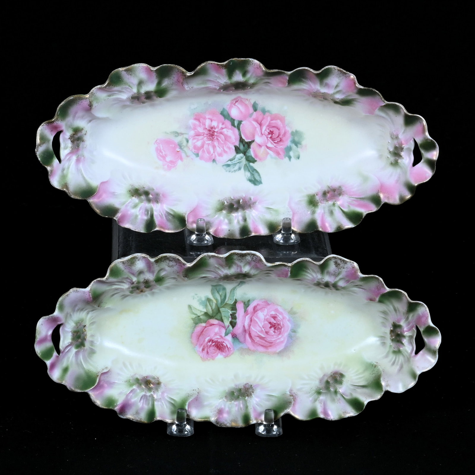 (2) Relish Trays, R.S. Prussia (1 of 3)