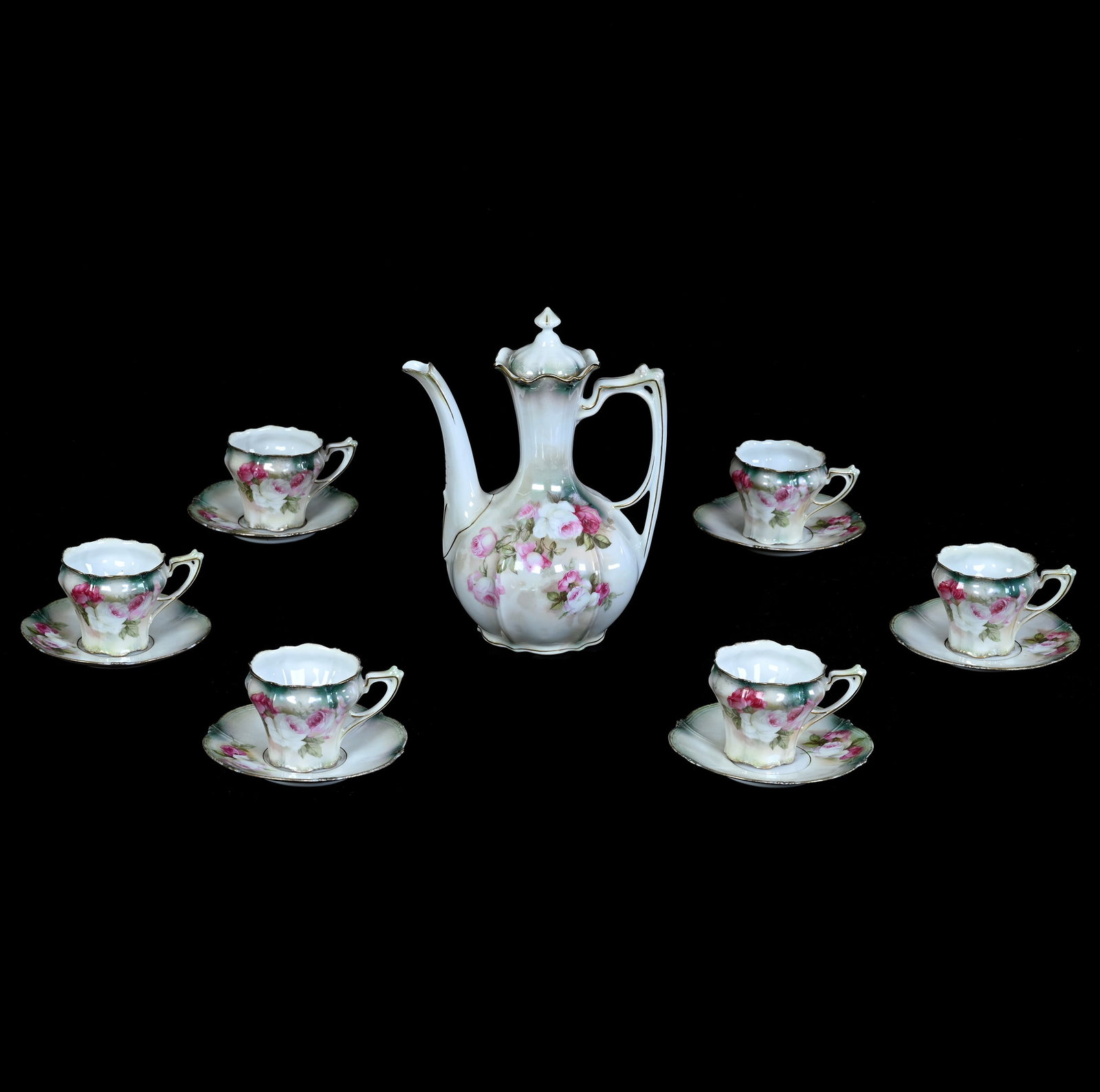 Demitasse Set, Marked R.S. Prussia (1 of 3)