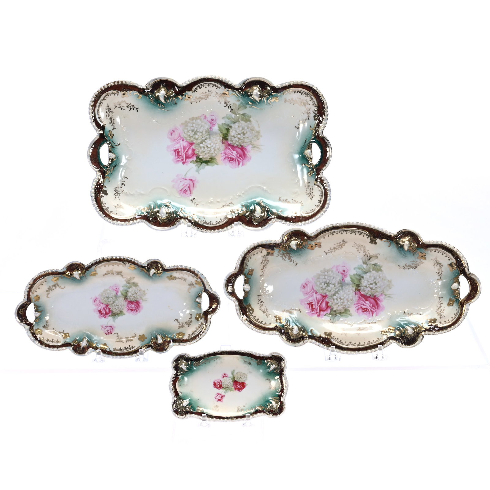 Dresser Tray, Celery Tray, Relish Tray, And Pin Tray, Marked R.S. Prussia (1 of 2)