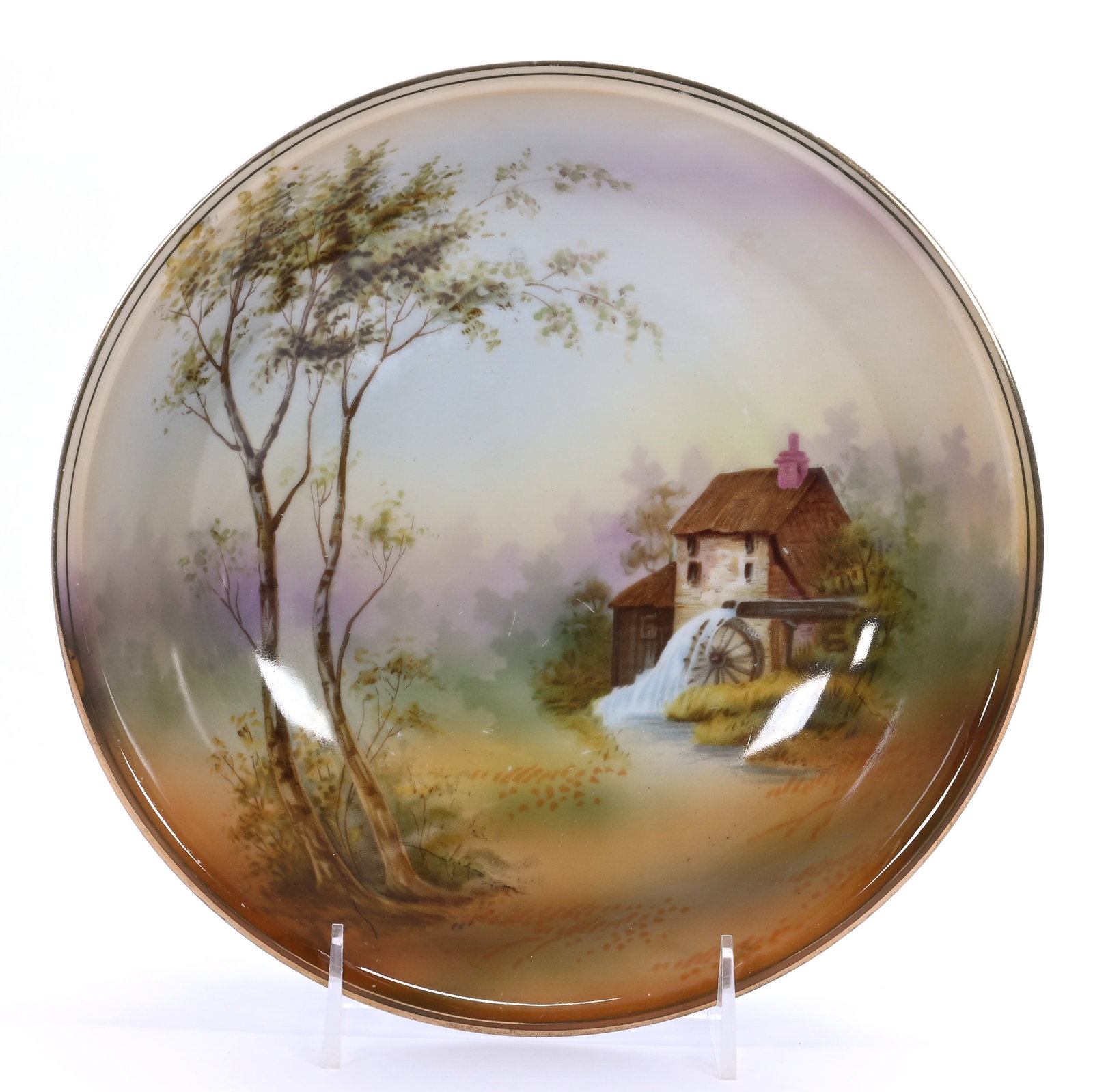 Bowl, Unmarked R.S. Germany: Bowl, Unmarked R.S. Germany, 9.25 x 9.25 x 2.25 Inches, Mill Scene Decor, 0.9 Pounds. LiveAuctioneers Invoices Must Be Paid Using the PAY NOW / CHECK OUT Button Which Includes Fees And Sales Tax.