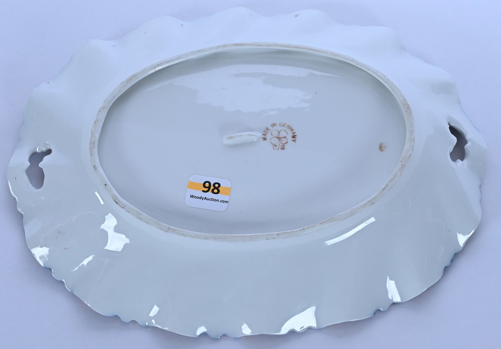 Oval Tray, Marked C.S. Germany - 2