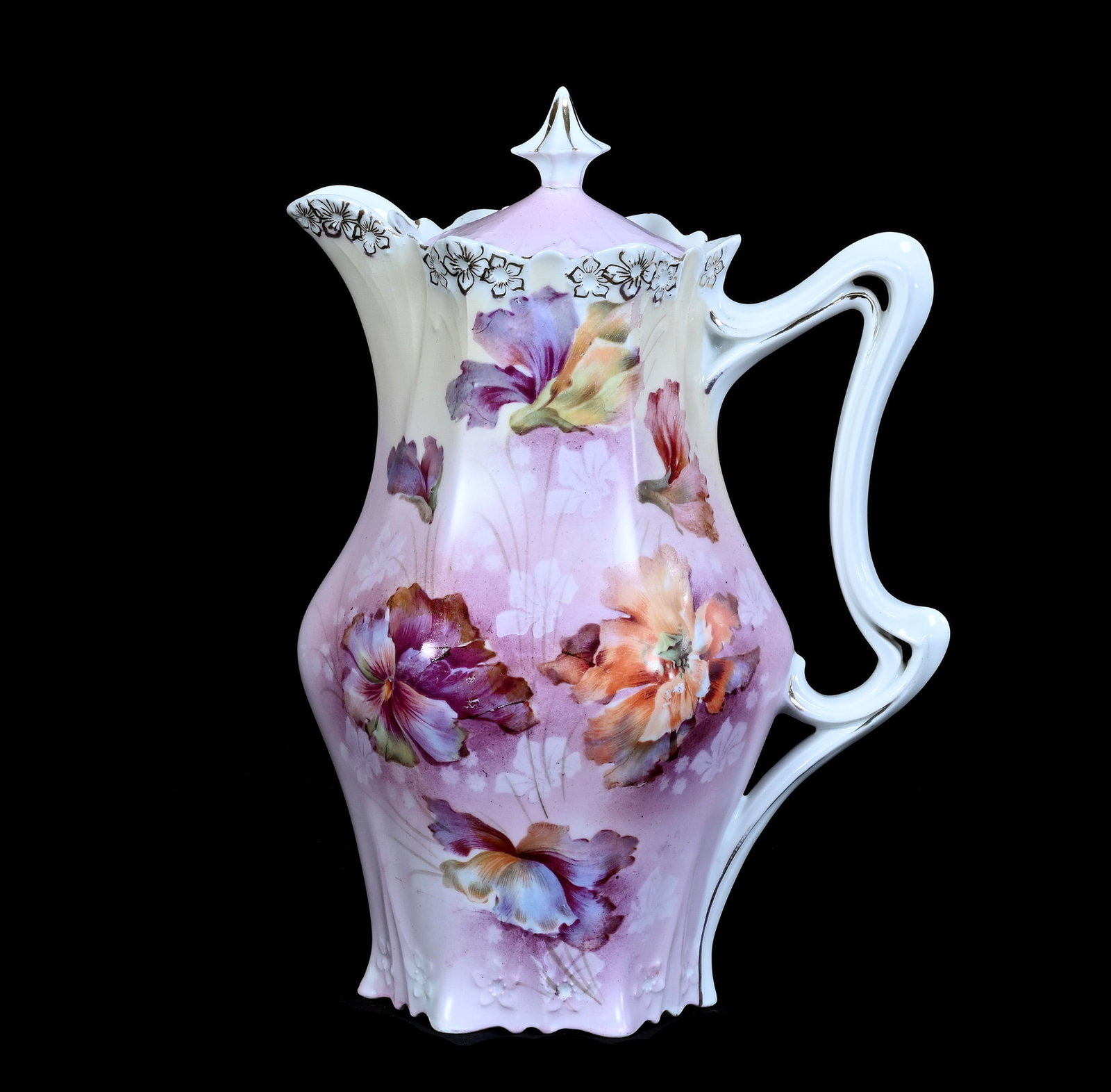 Chocolate Pot, Unmarked Prussia (1 of 4)