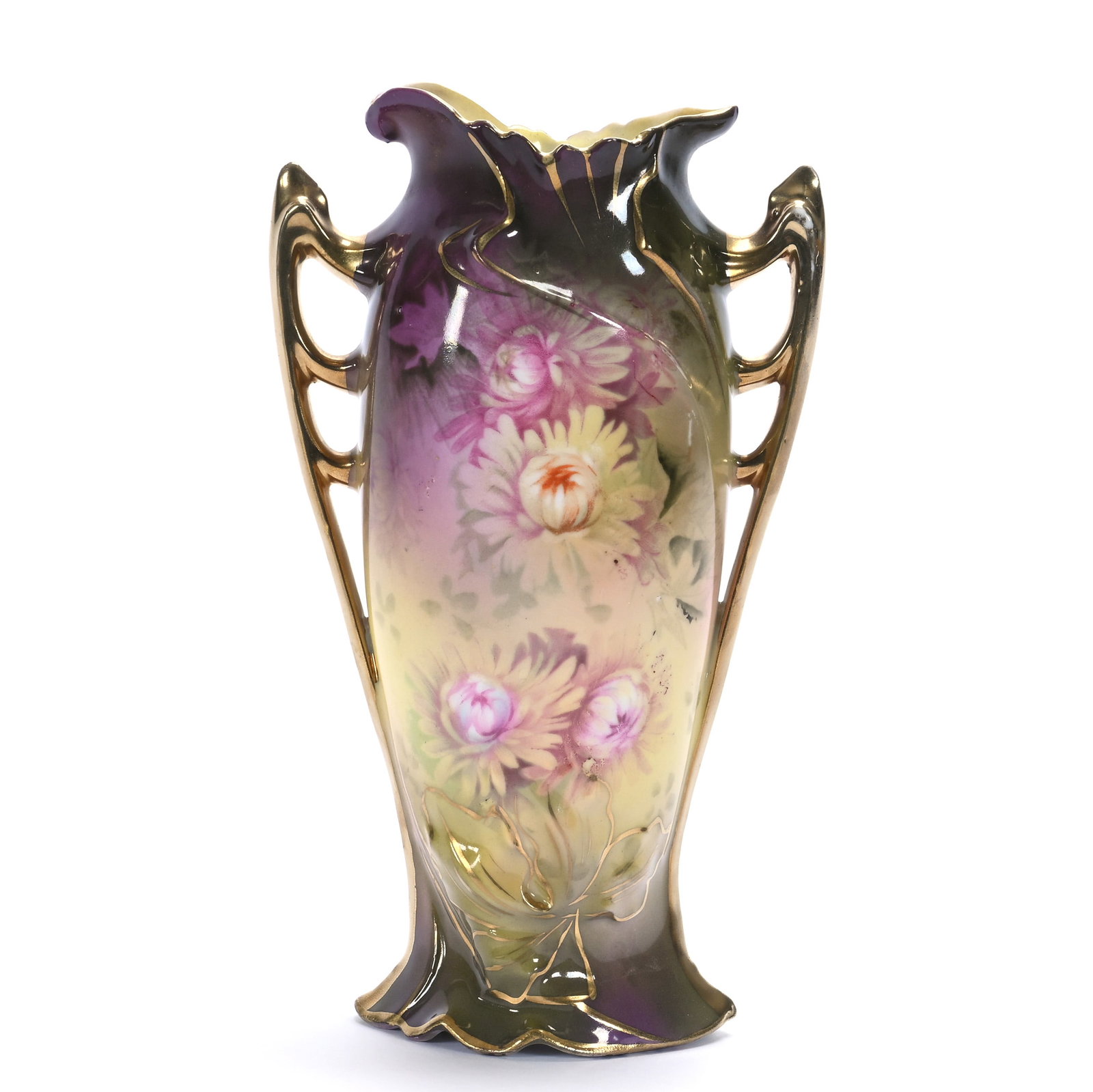 Two Handled Vase, Marked Royal Vienna (1 of 3)