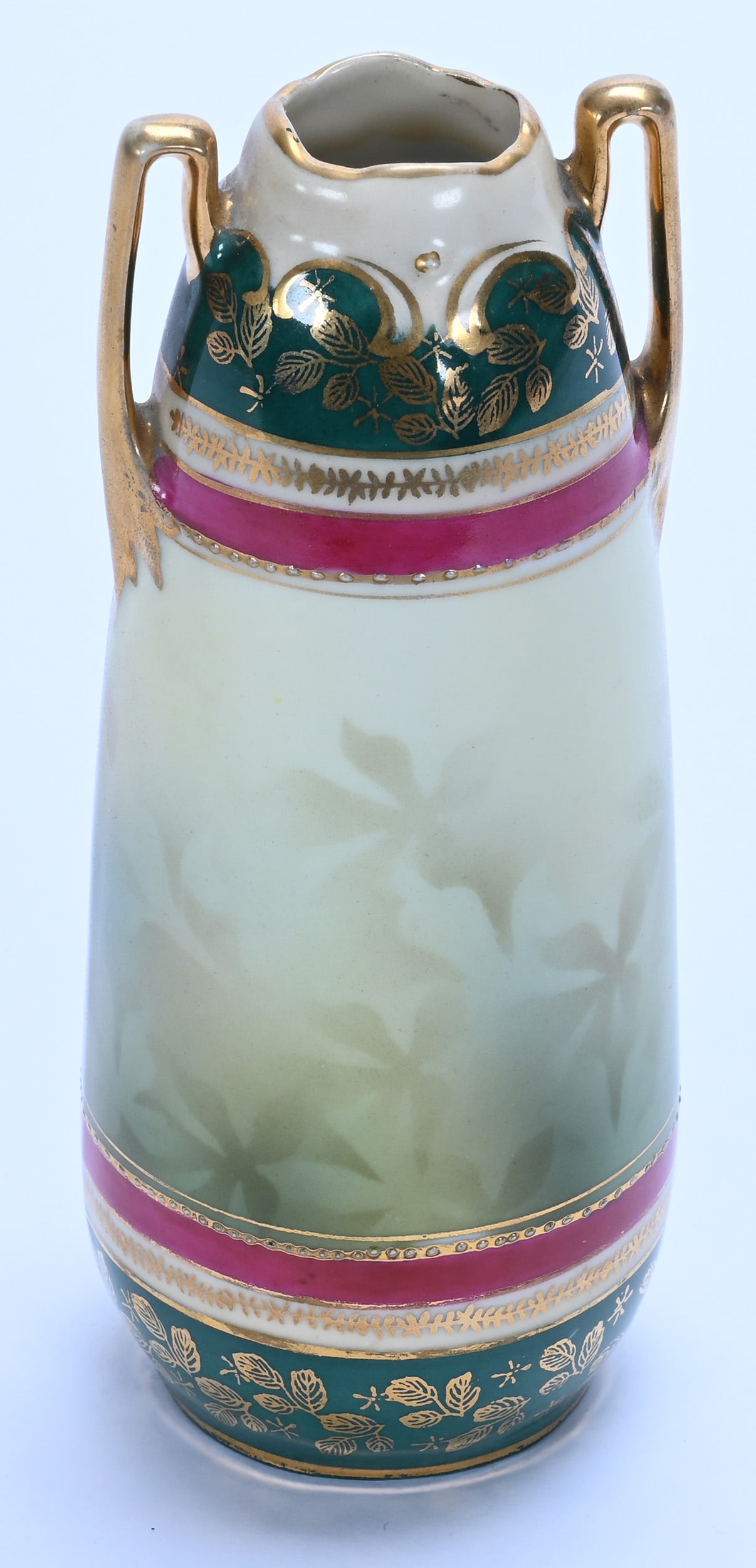 Two Handled Vase, Marked Beehive - 2