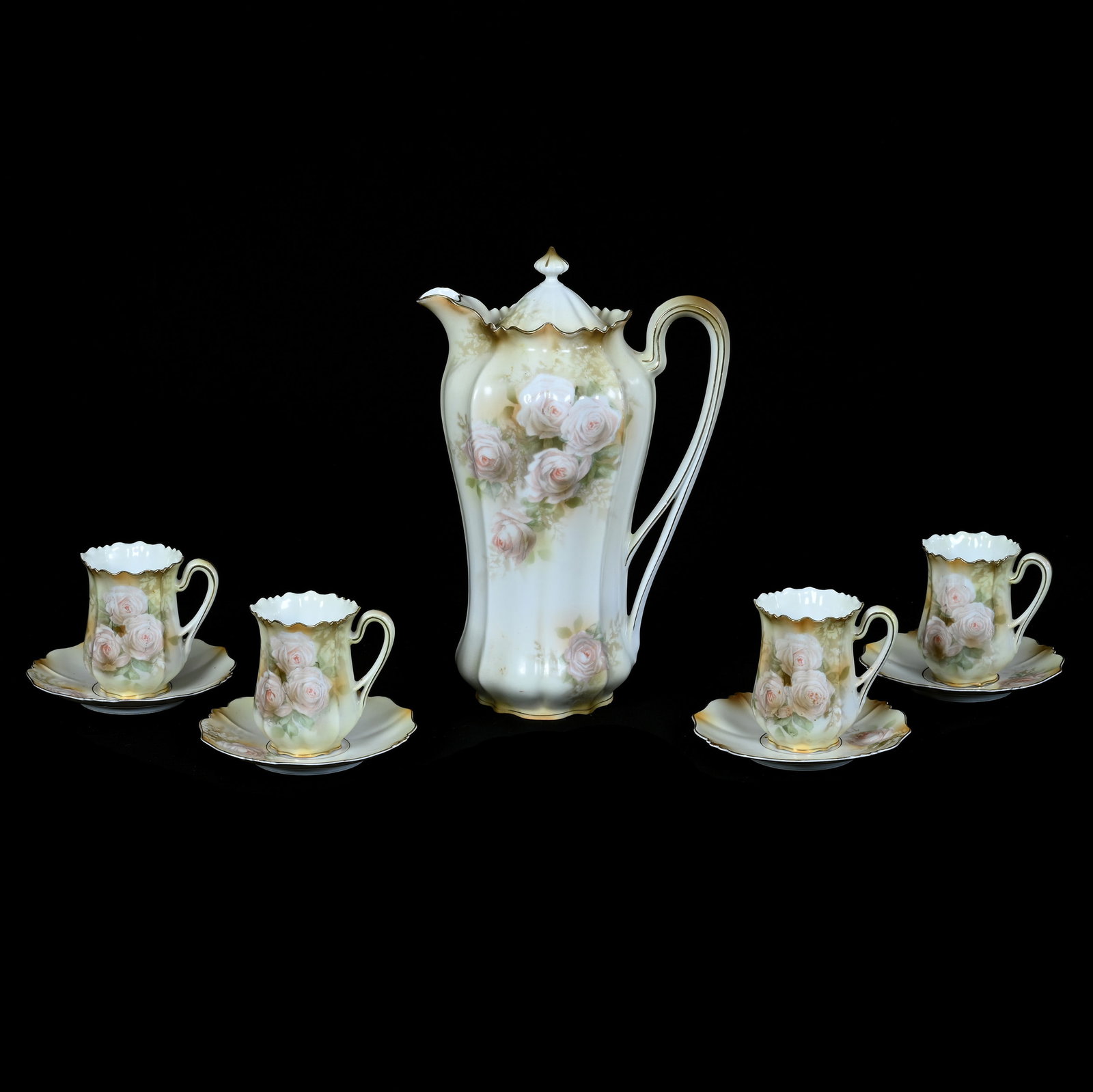 Chocolate Set, Marked R.S. Prussia (1 of 3)