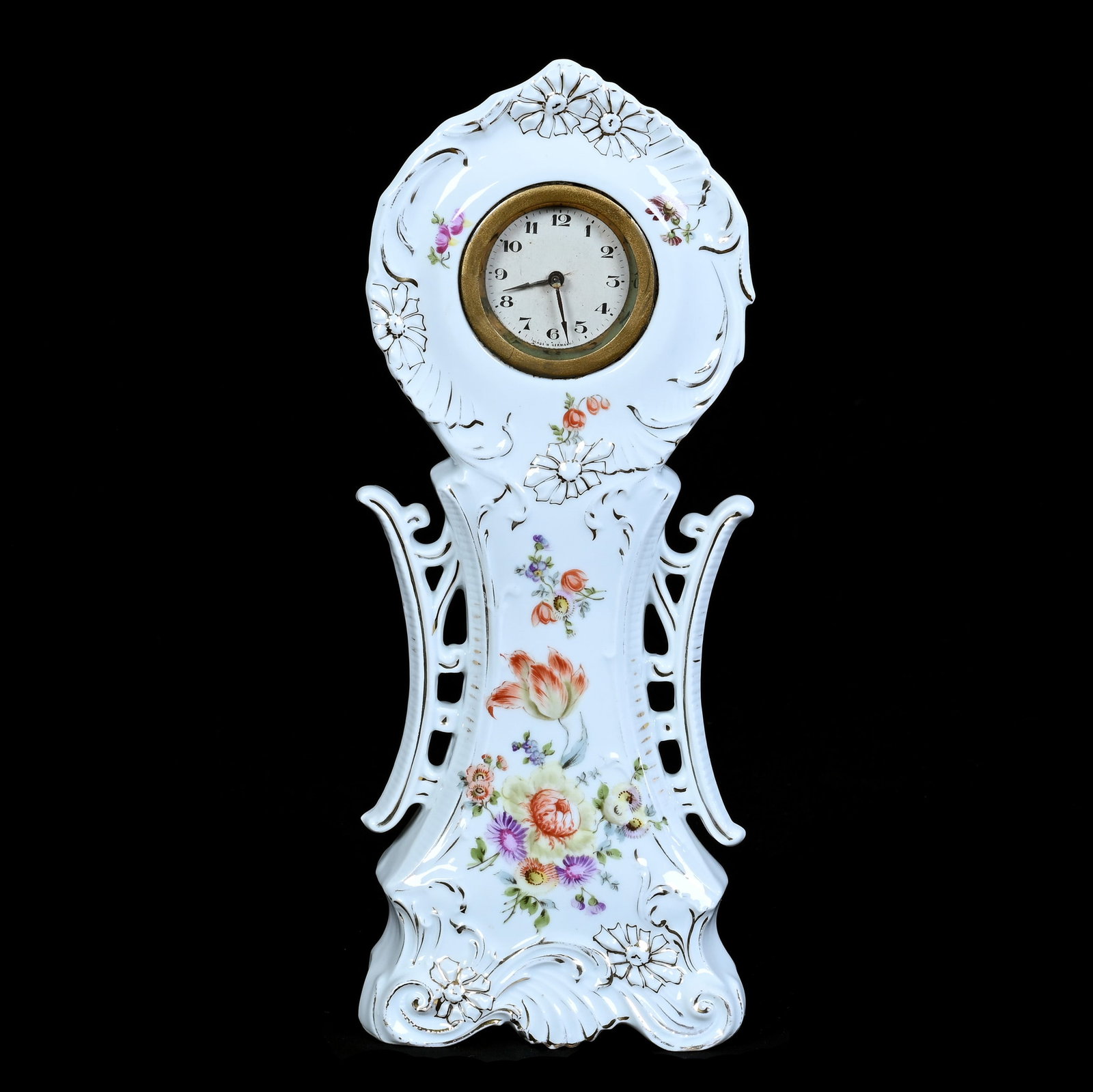 Long Cased Desk Clock, Early Unmarked Prussia (1 of 4)