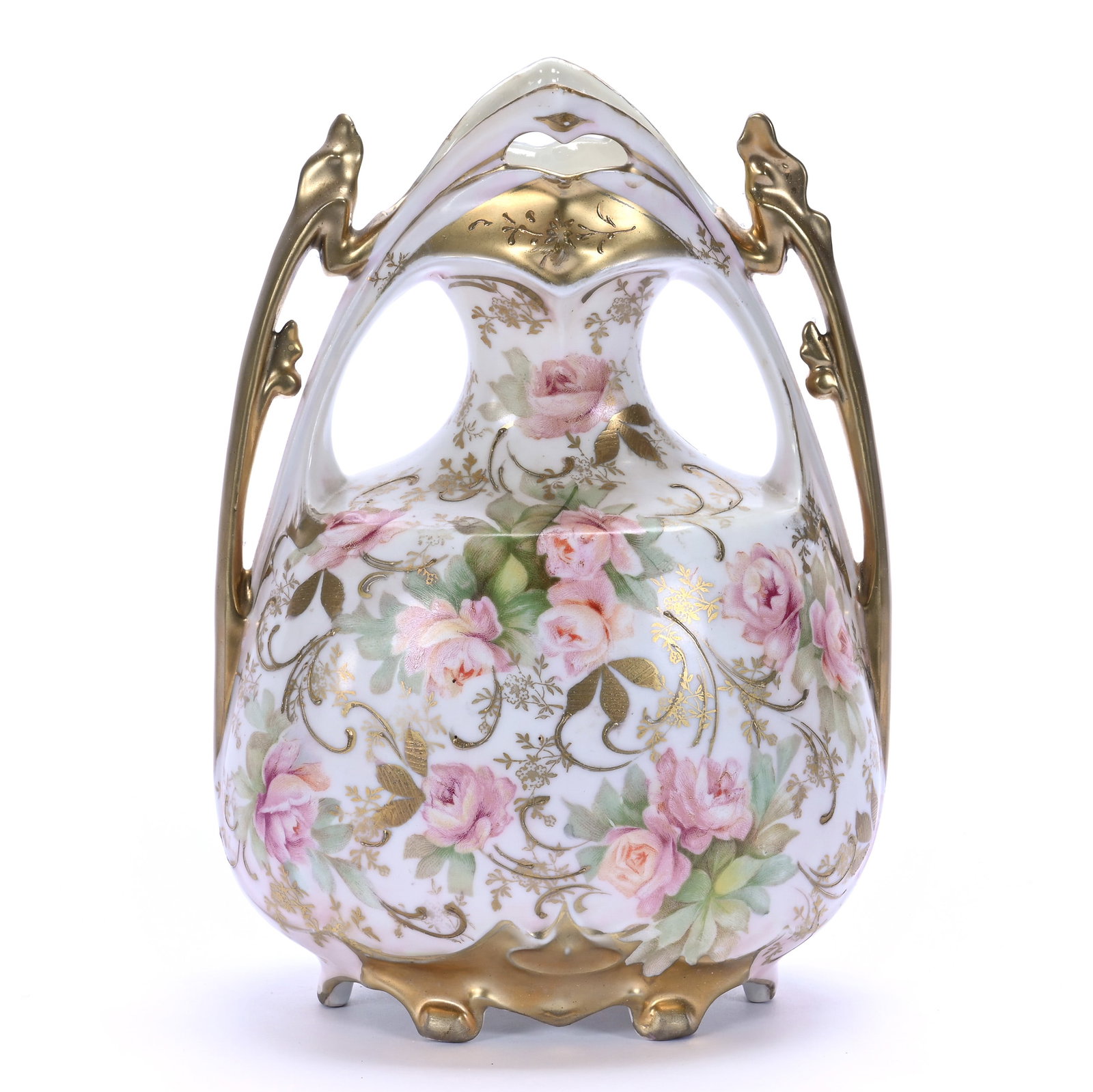 Two Handled Vase, Marked Royal Vienna (1 of 4)