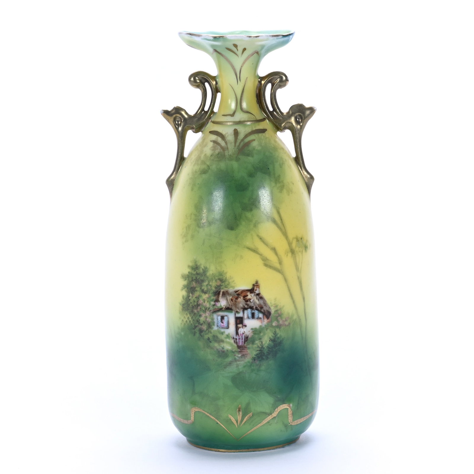 Two Handled Vase, Marked Royal Vienna (1 of 3)