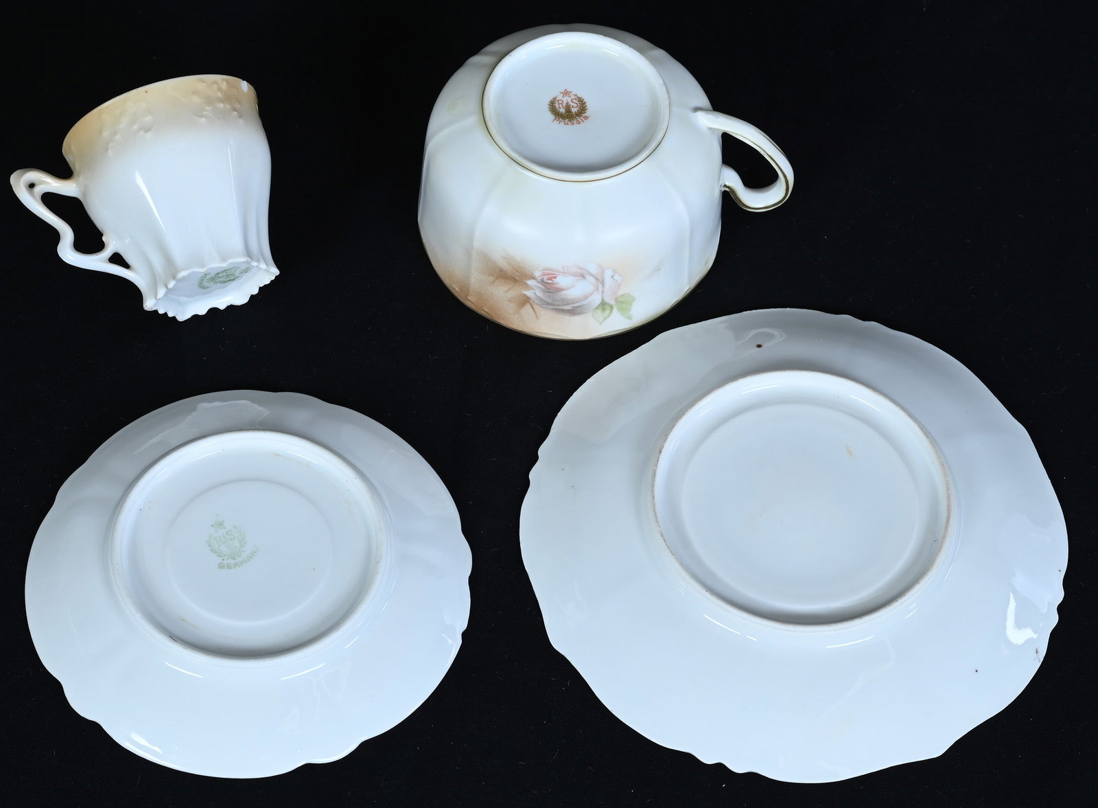 (2) Cups And Saucer - 3