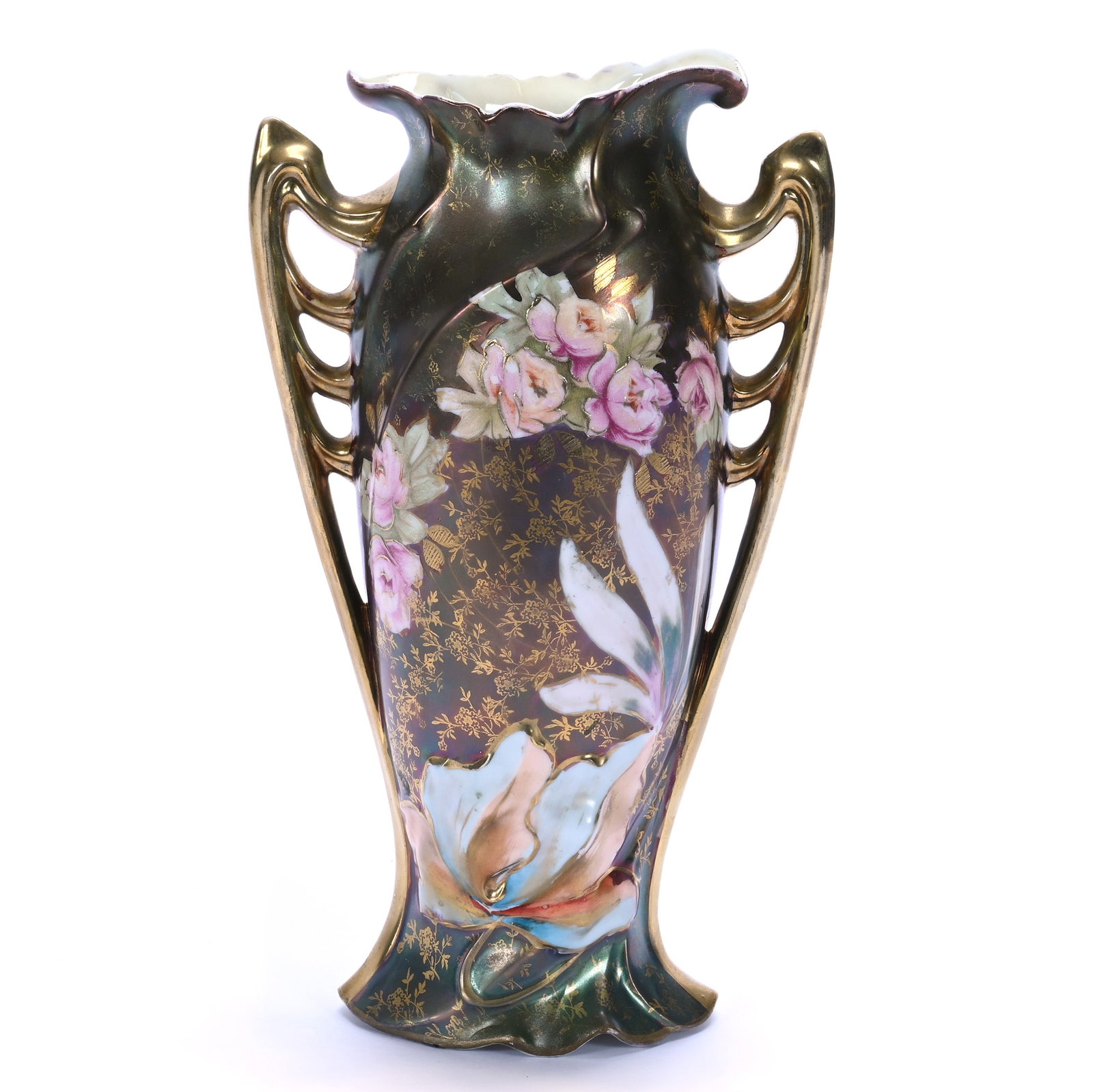 Two Handled Vase, Marked Royal Vienna (1 of 3)