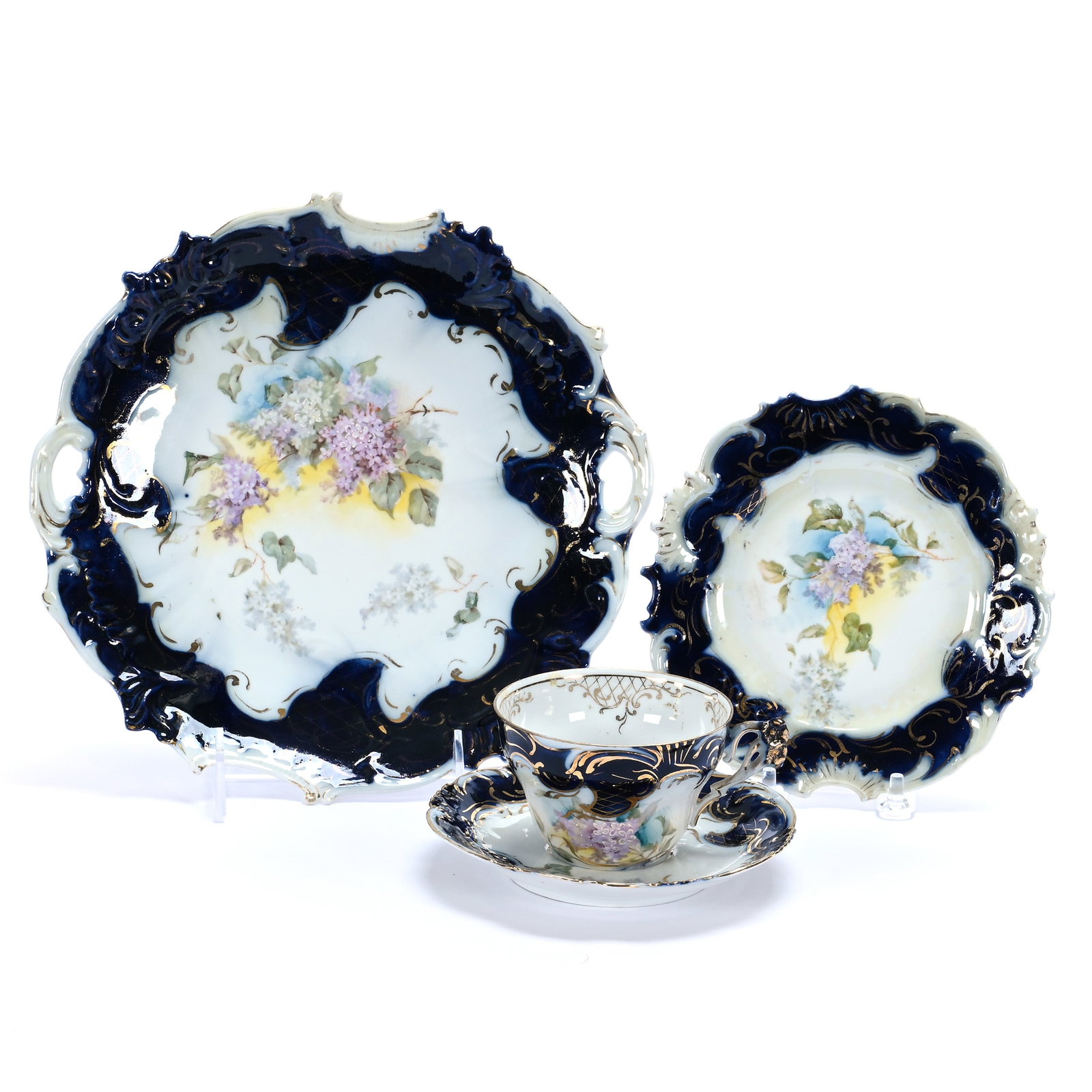 (3) Pieces, Unmarked R.S. Prussia (1 of 2)