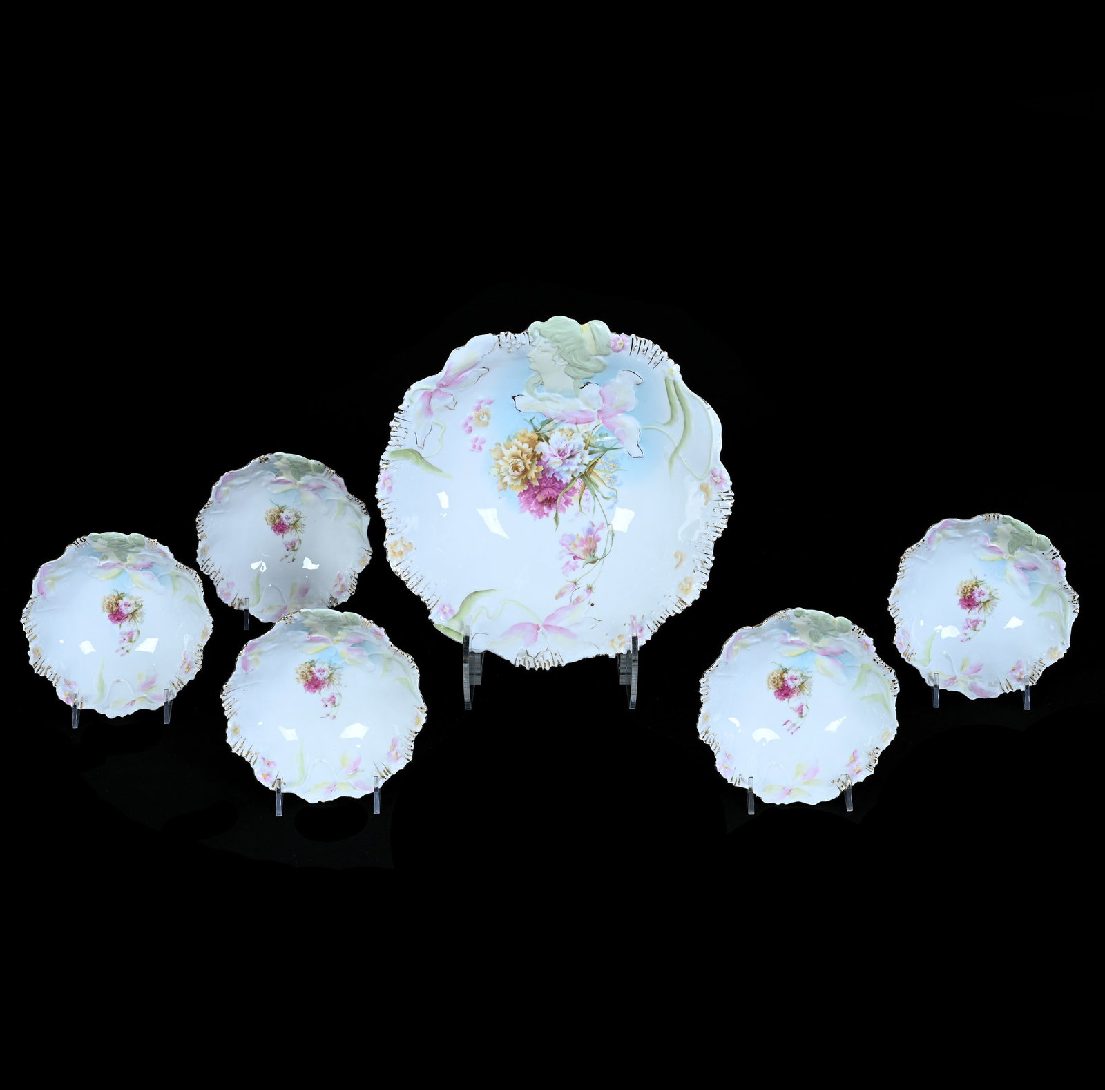 Berry Set, Unmarked Prussia, Hidden Image Mold (1 of 5)