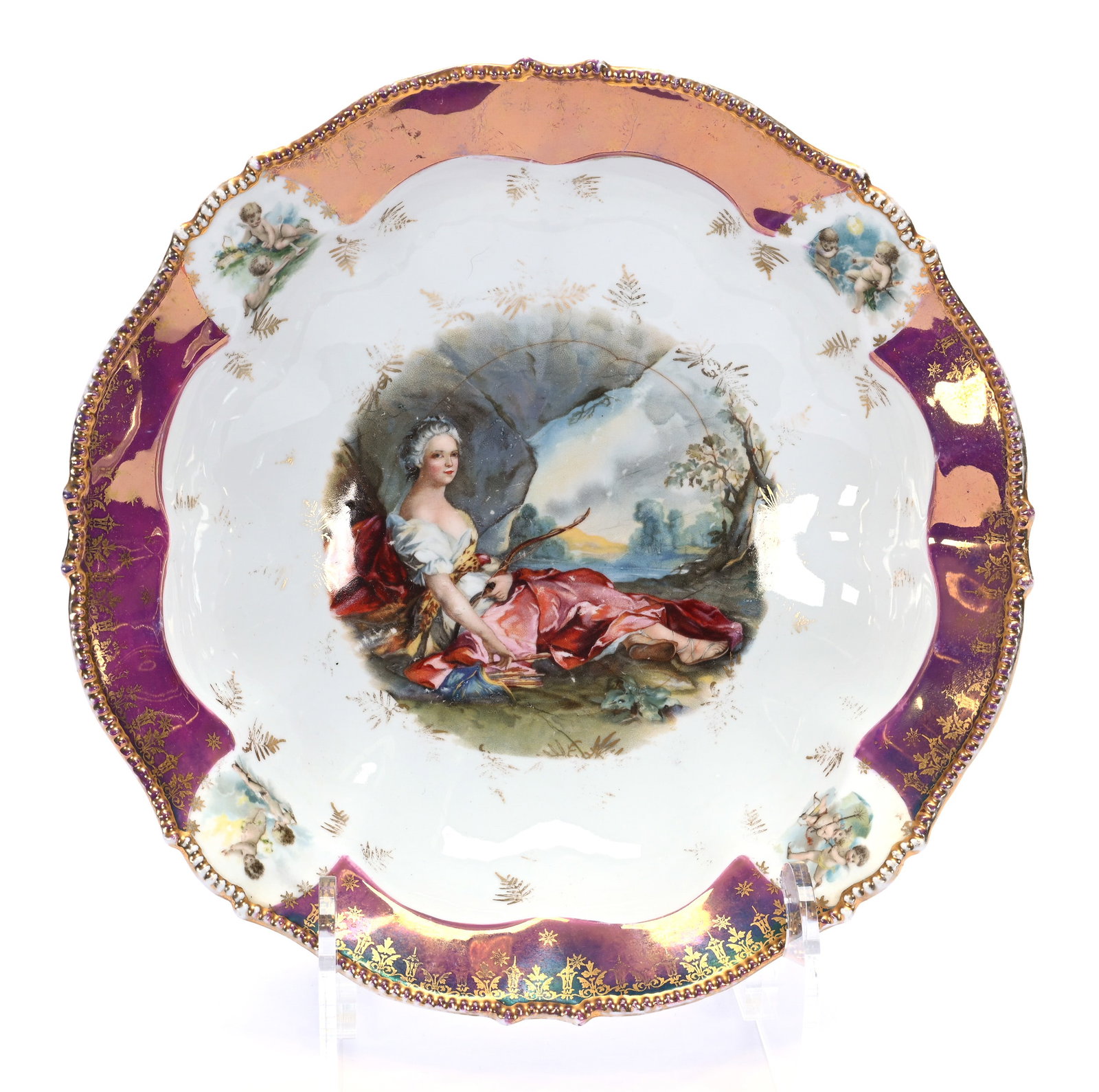 Bowl, Unmarked R.S. Prussia, Mold 343 (1 of 3)