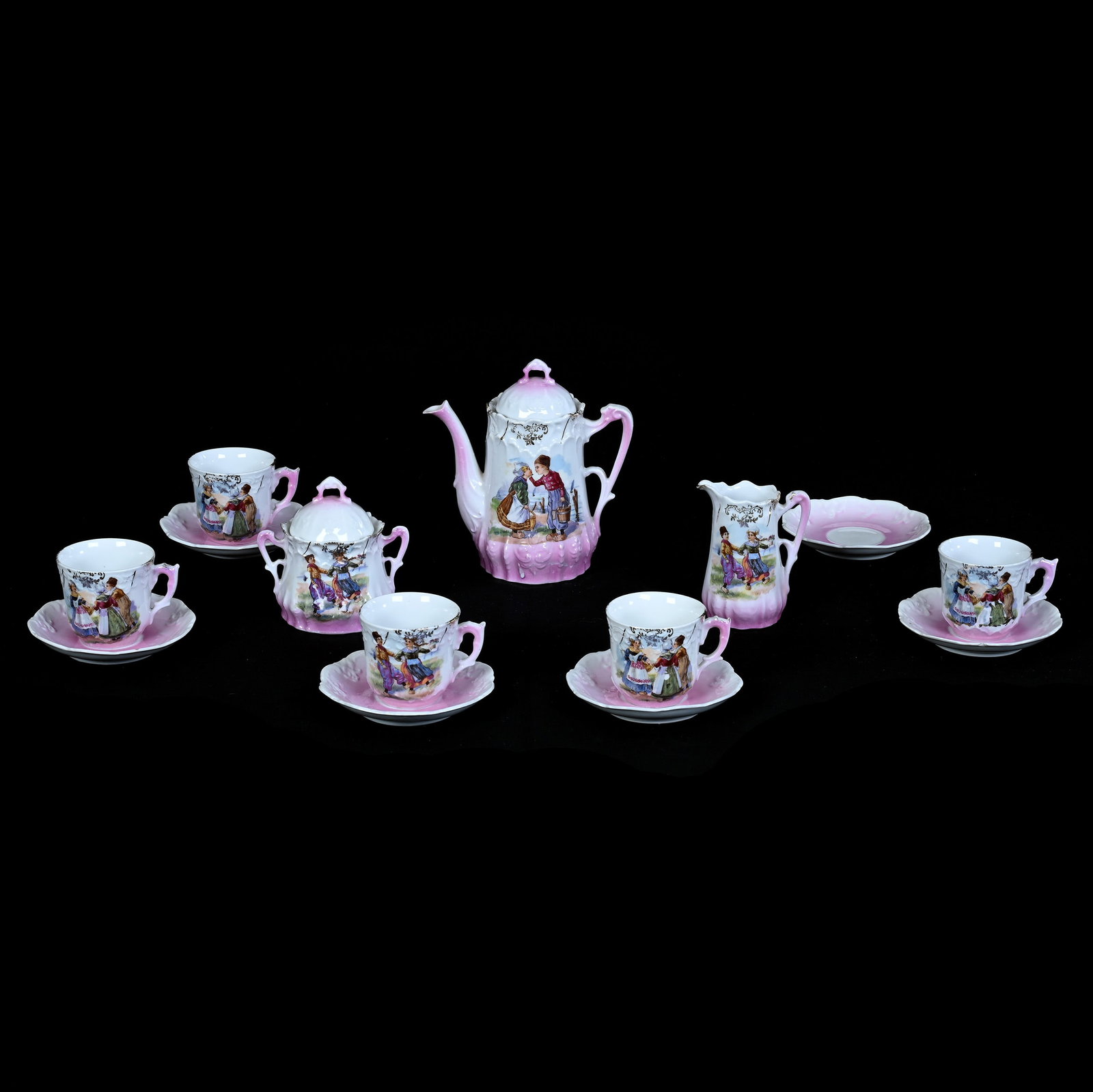 (8) Piece Child's Tea Set, Marked Germany (1 of 8)