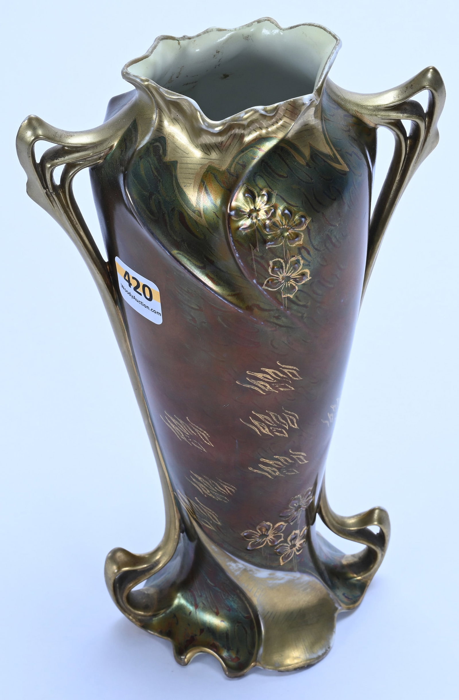 Two Handled Vase, Marked Royal Vienna - 2