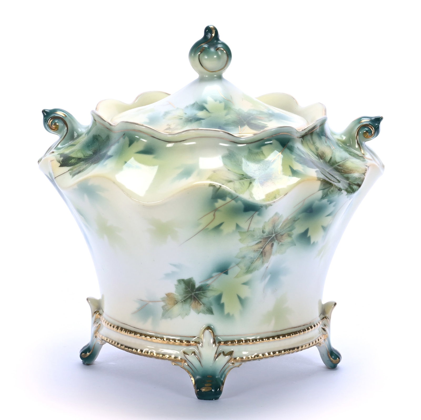 Biscuit Jar, Marked R.S. Prussia (1 of 3)