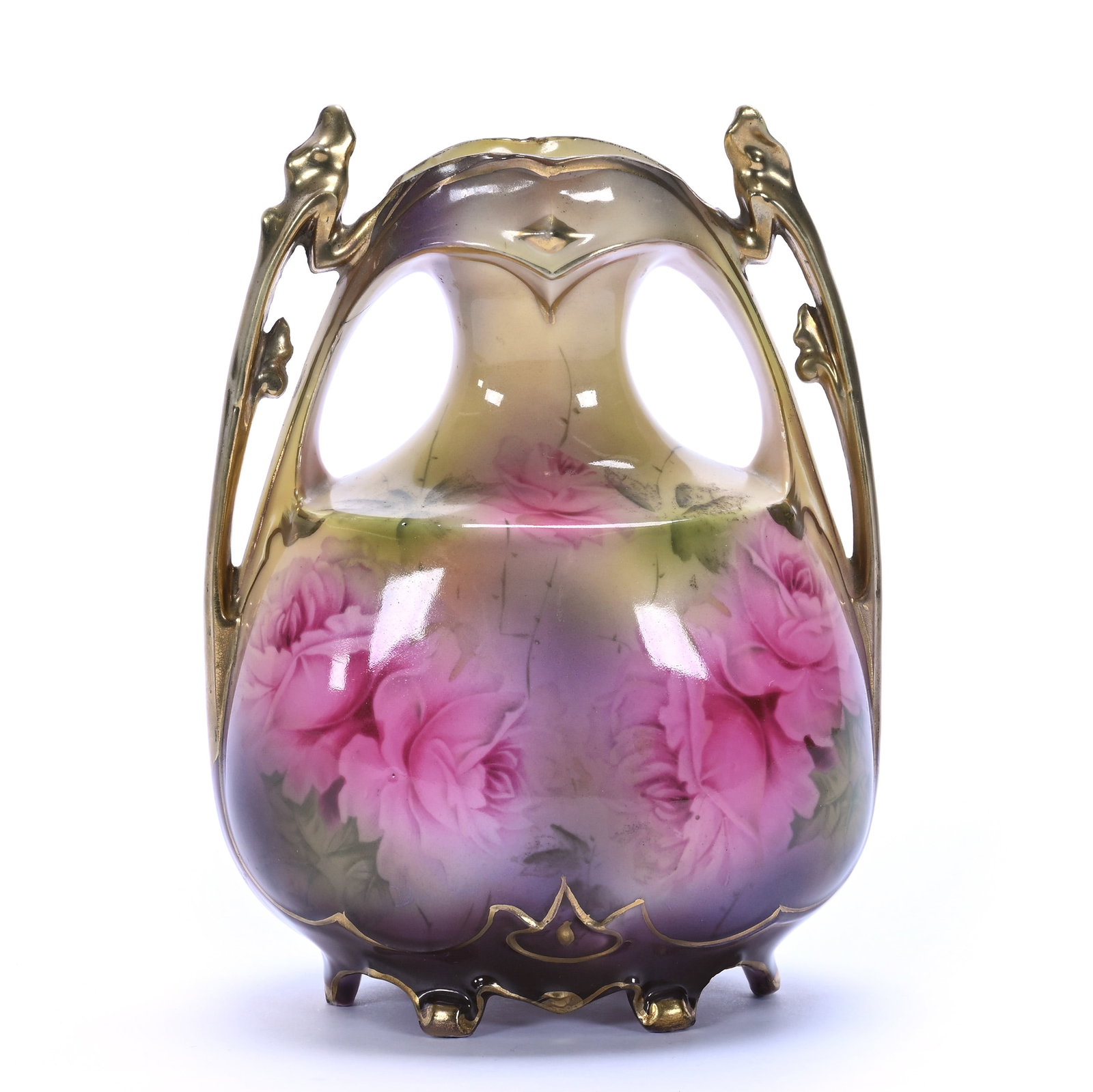 Two Handled Vase, Marked Royal Vienna (1 of 4)
