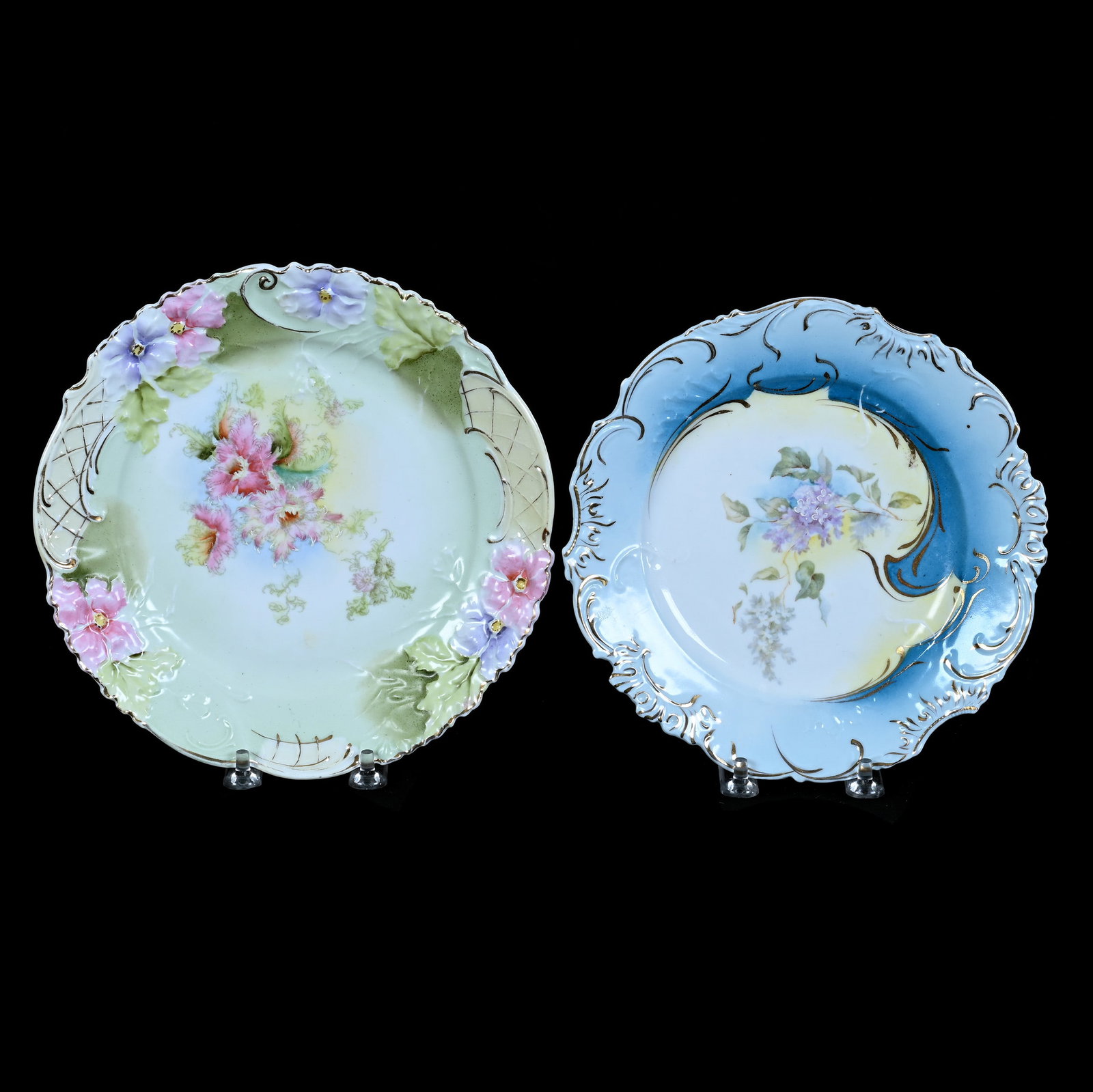 (2) Plates, Unmarked Early R.S. Prussia (1 of 2)
