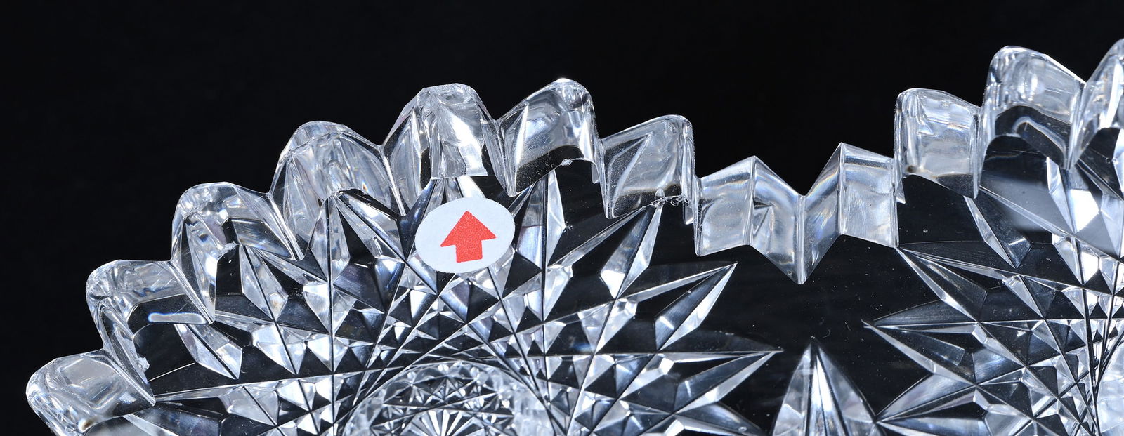 Bowl, American Brilliant Cut Glass, University Pattern By Straus - 3