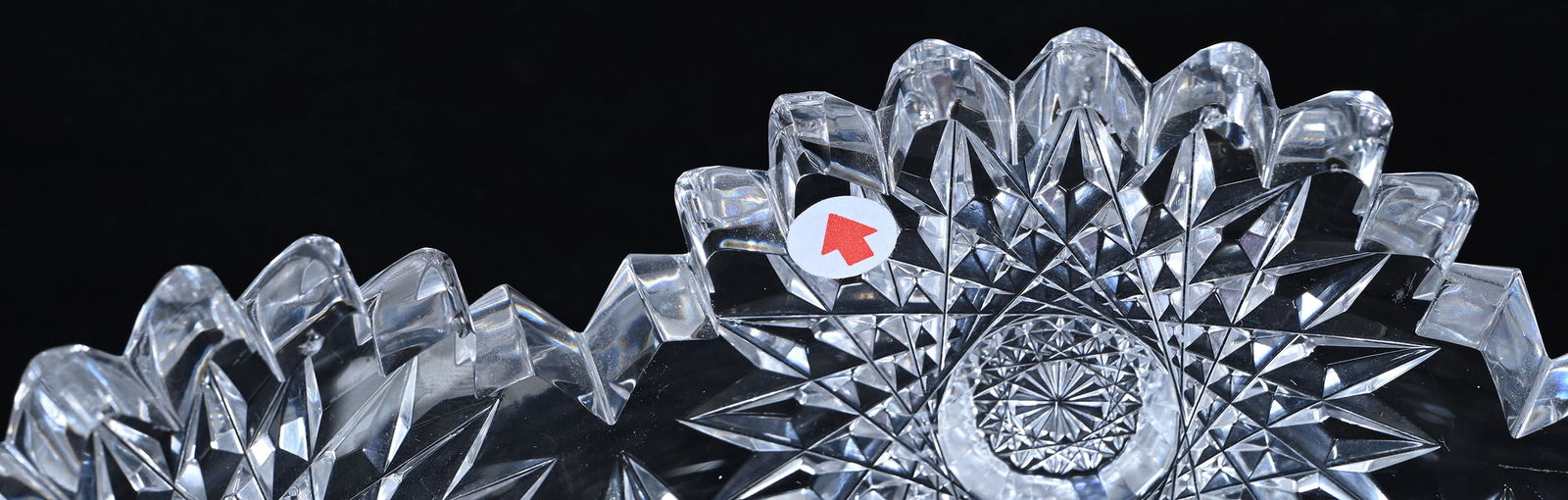 Bowl, American Brilliant Cut Glass, University Pattern By Straus - 4