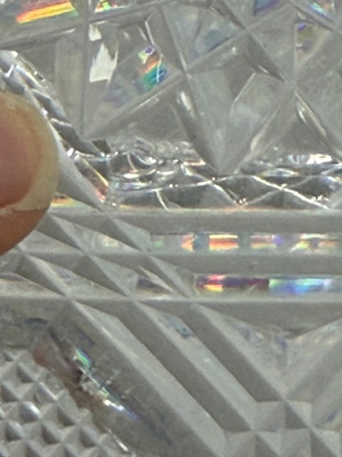 Bowl, American Brilliant Cut Glass, Imperial Pattern By Hawkes - 4