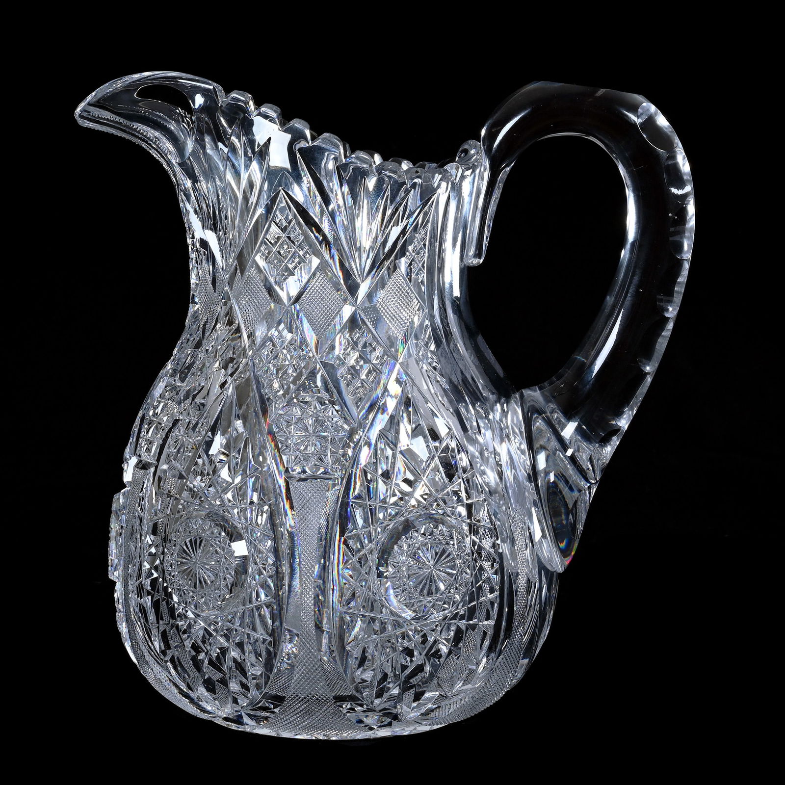 Pitcher, ABCG, Hobstar, Vesica, Crosscutting, Crosscut Diamond & Fan Motif (1 of 3)