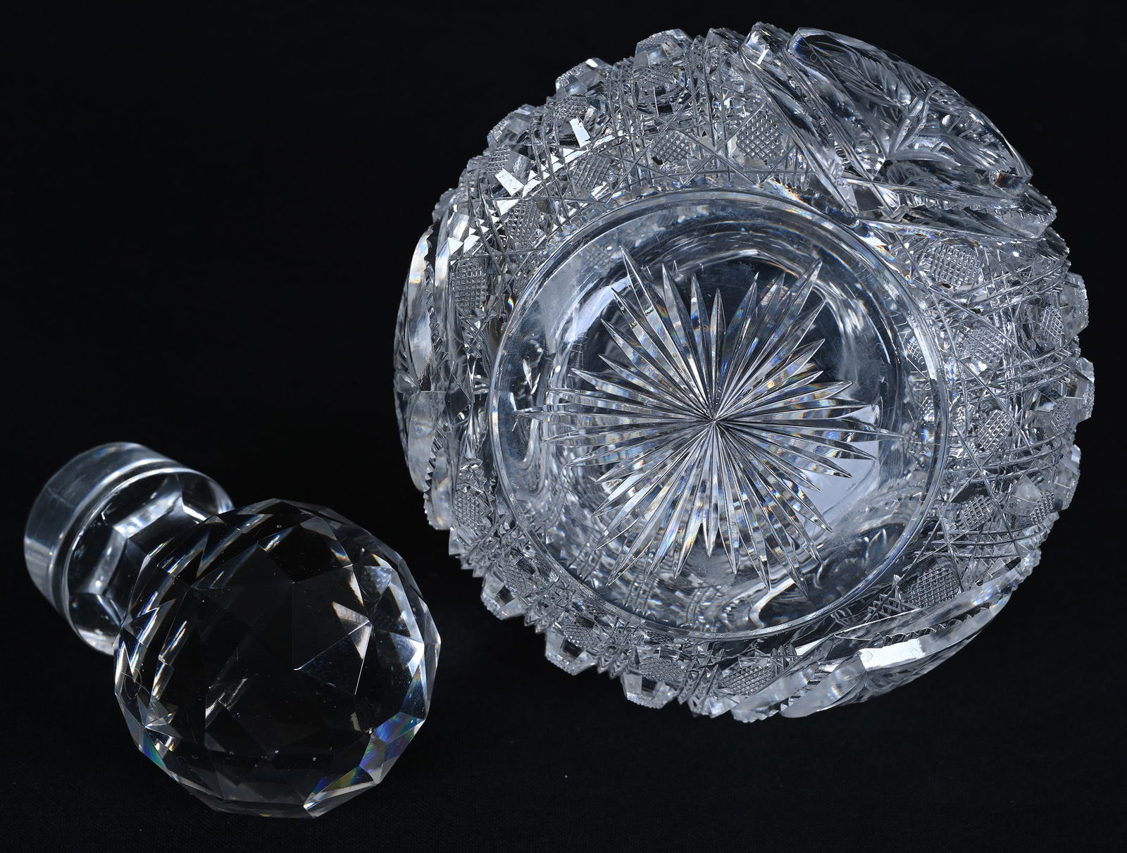 Cologne Bottle, ABCG, Three Cut Octagon Pattern By Pairpoint - 3