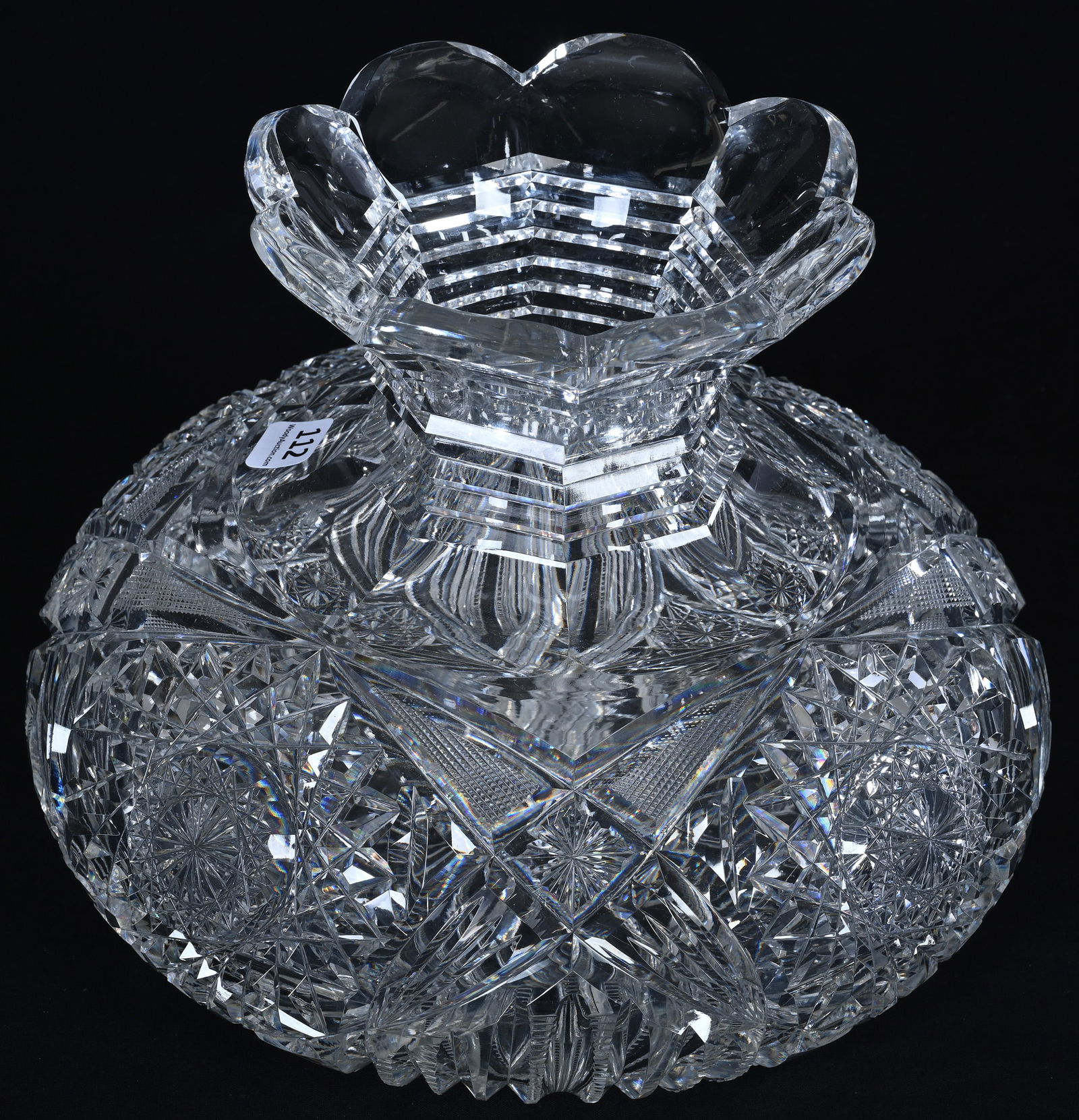 Flower Center, ABCG, Four Alternating Sections Of Hobstar, Prism, Crosscutting, Star & Fan Motif - 2