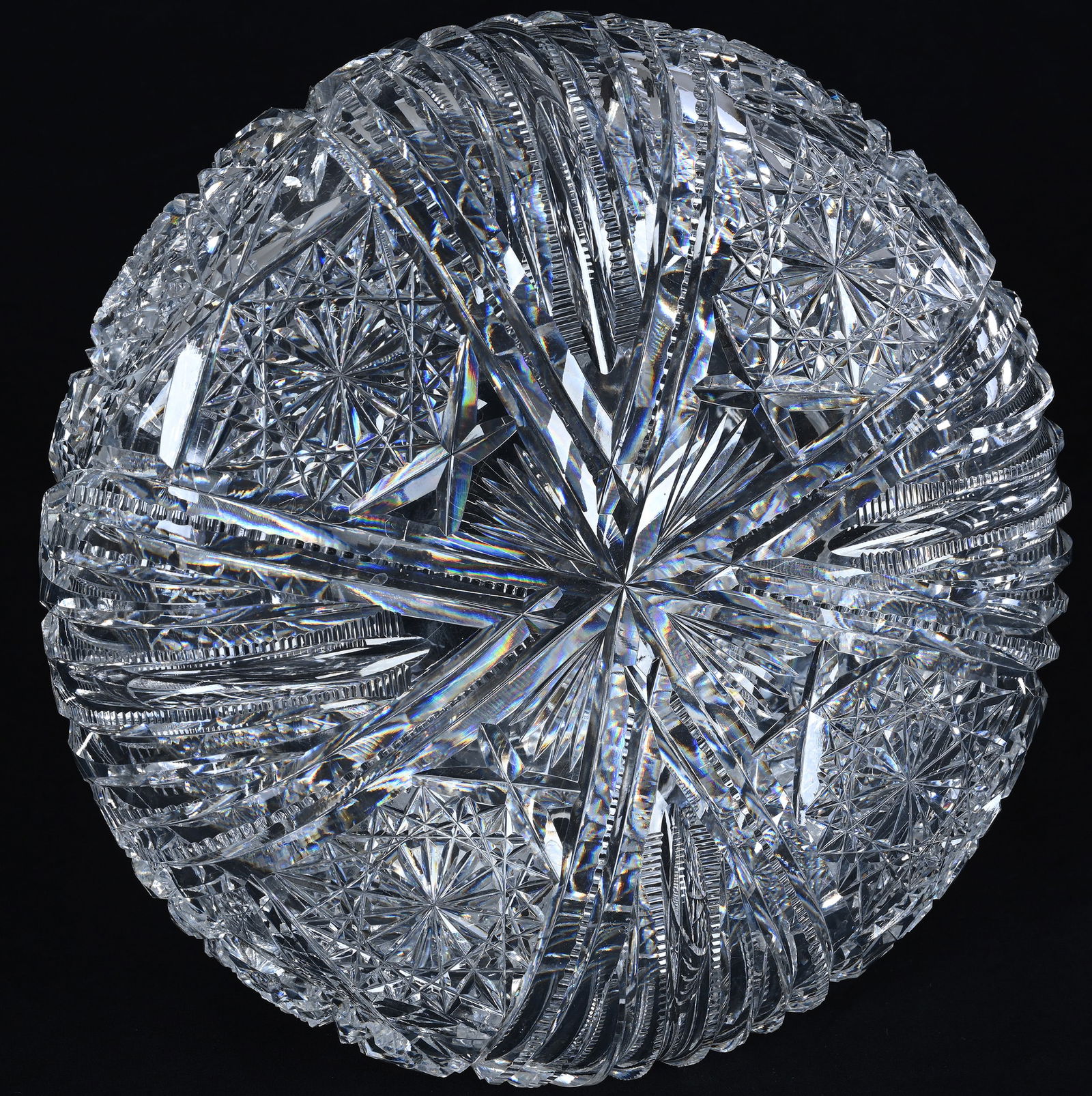 Flower Center, ABCG, Four Alternating Sections Of Hobstar, Prism, Crosscutting, Star & Fan Motif - 3