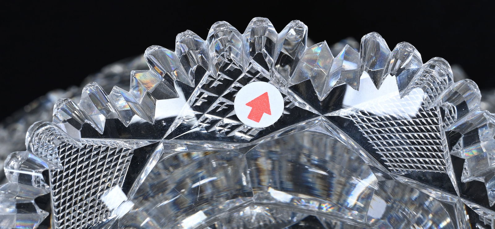 Flower Center, ABCG, Signed Libbey Corona Pattern, Formerly Known As Spillane Pattern - 5