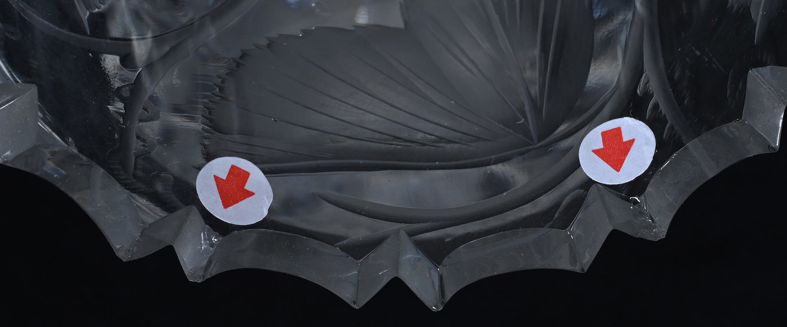 Basket, American Brilliant Cut Glass, Finely Engraved Vintage Pattern Attributed To Tuthill - 6