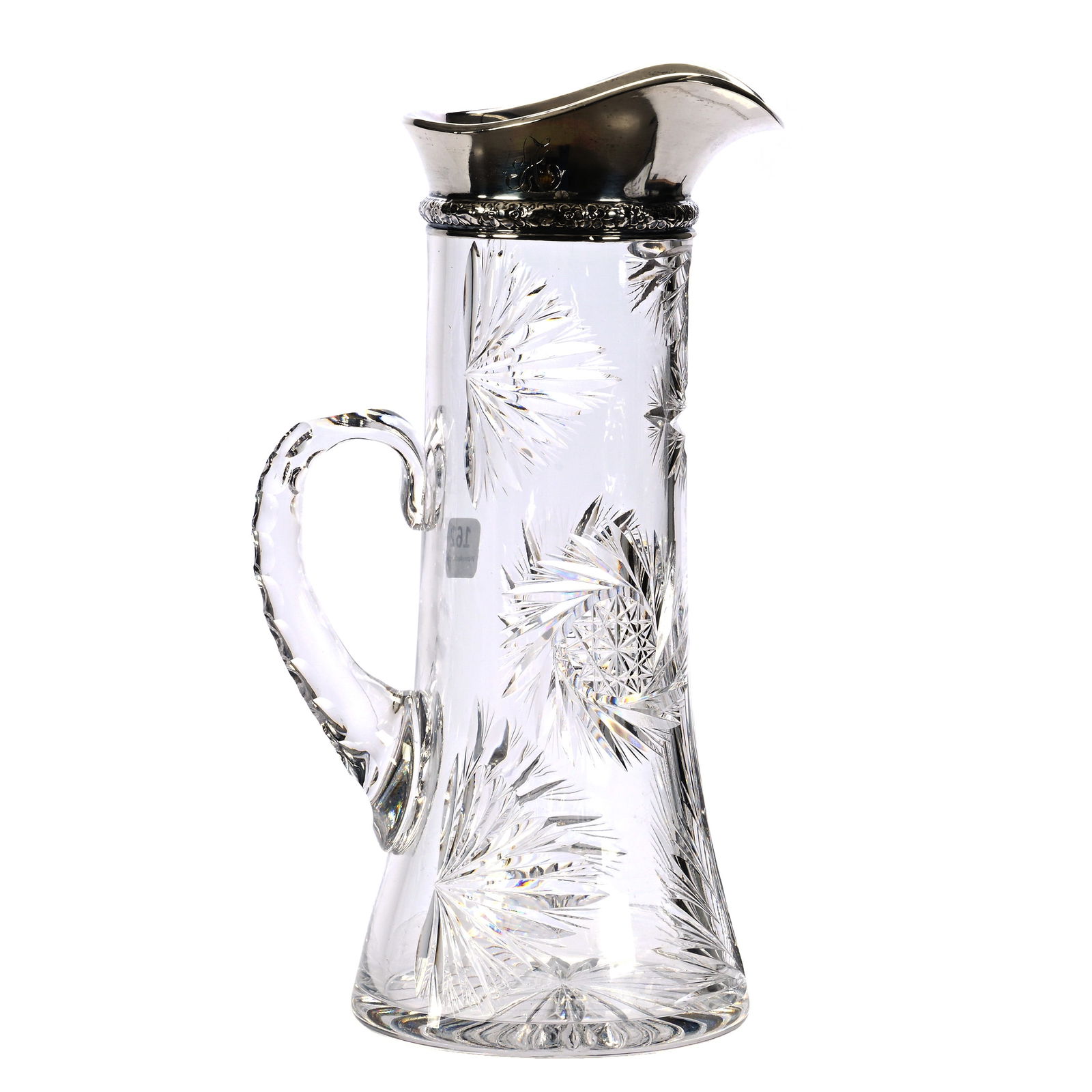 Tankard, ABCG, Pinwheel, Star & Fan Motif, Sterling Spout Marked Gorham (1 of 6)