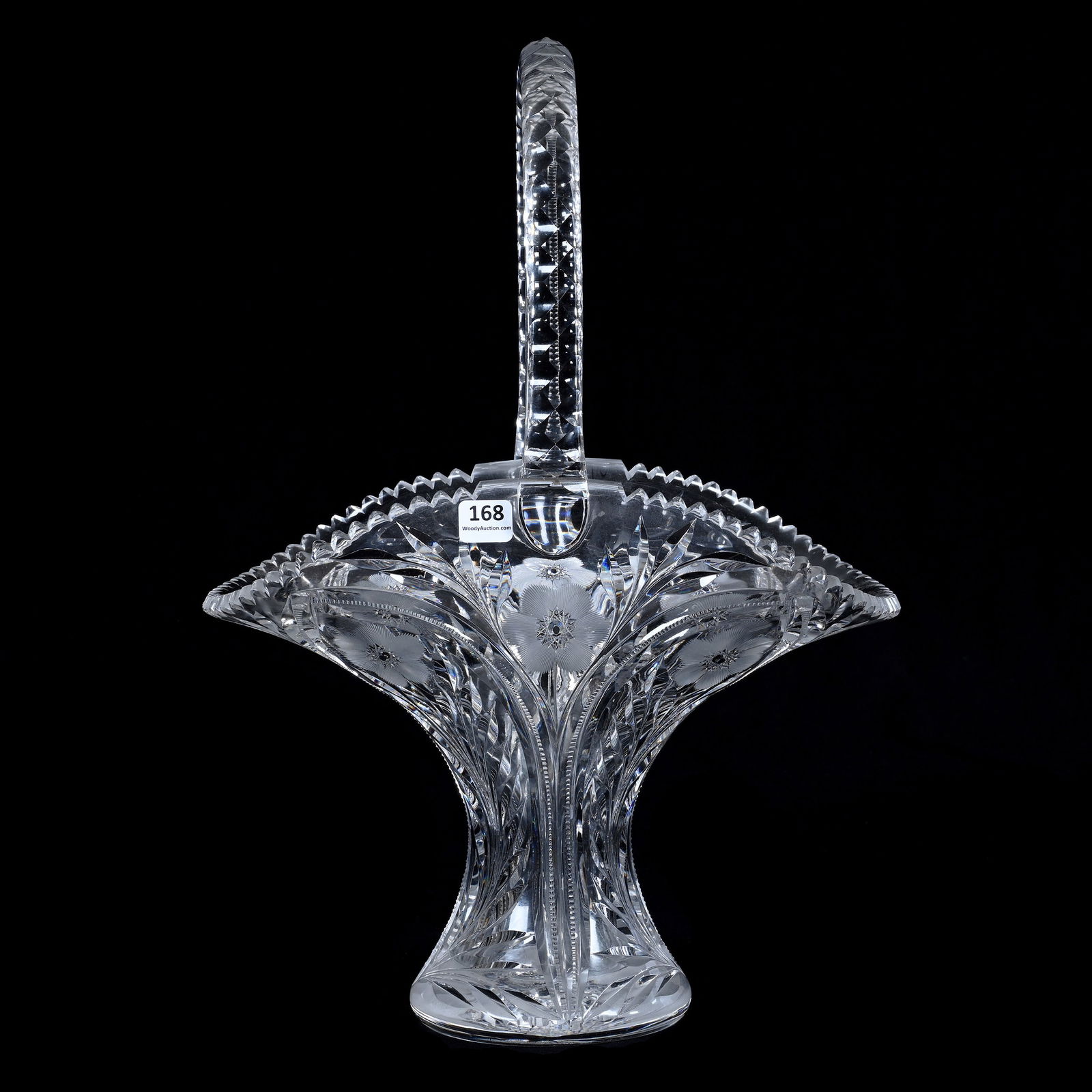 Basket, ABCG, Zippered Vesica With Engraved Floral Featuring Hobstar Centers (1 of 3)