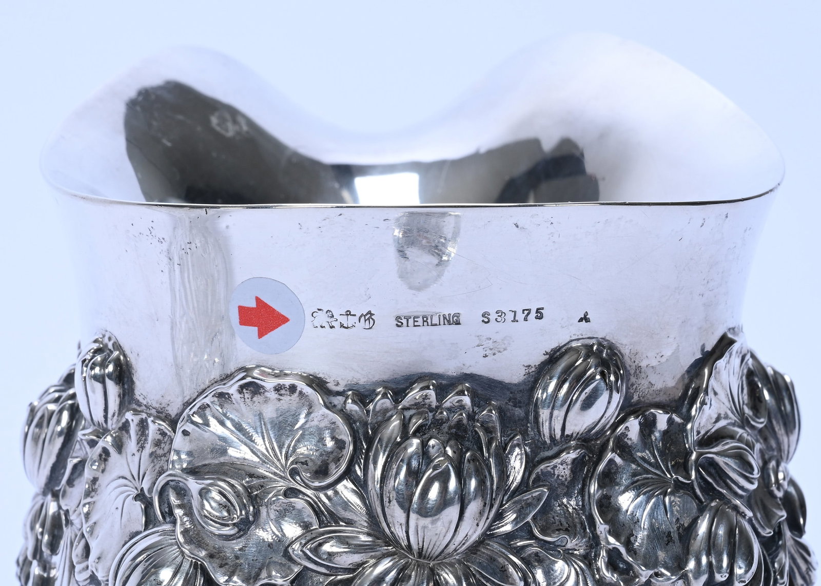 Pair Pitchers, ABCG, Hobstar, Kite, Crosscut Diamond And Fan Motif, Sterling Collar - 5