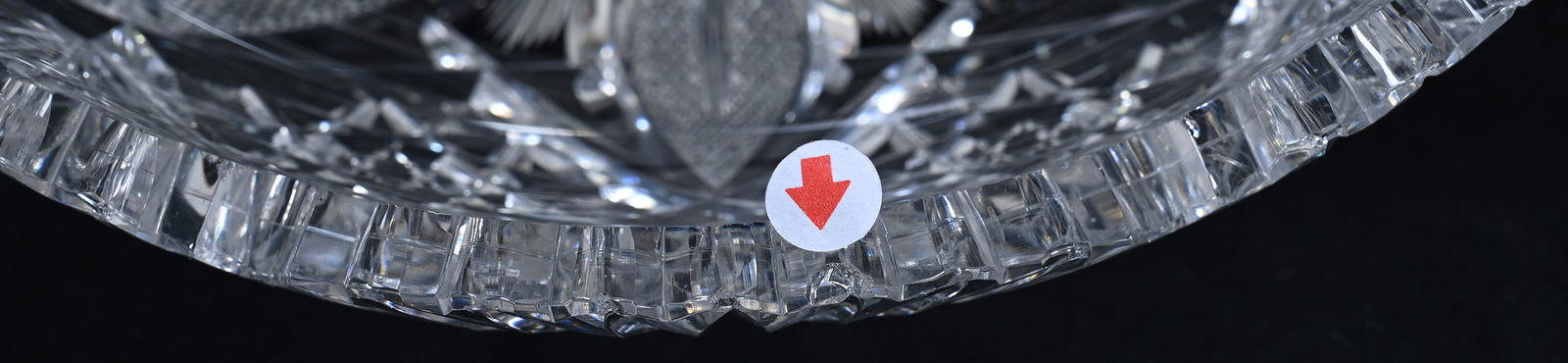 Bowl, American Brilliant Cut Glass, Venetian Pattern By Hawkes - 5