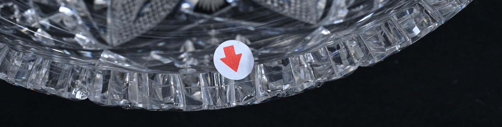 Bowl, American Brilliant Cut Glass, Venetian Pattern By Hawkes - 6