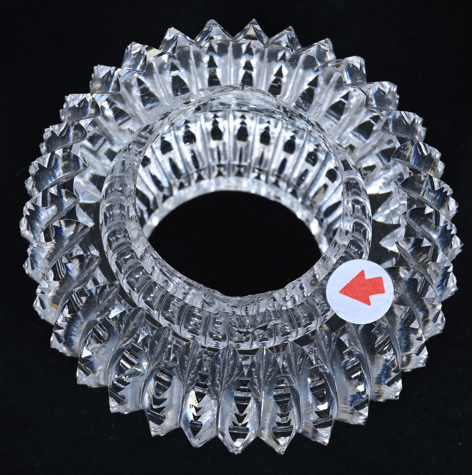 Centerpiece Compote, Three Part, American Brilliant Cut Glass - 4