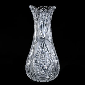 Vase, ABCG, Well Cut Strauss, Pattern #187