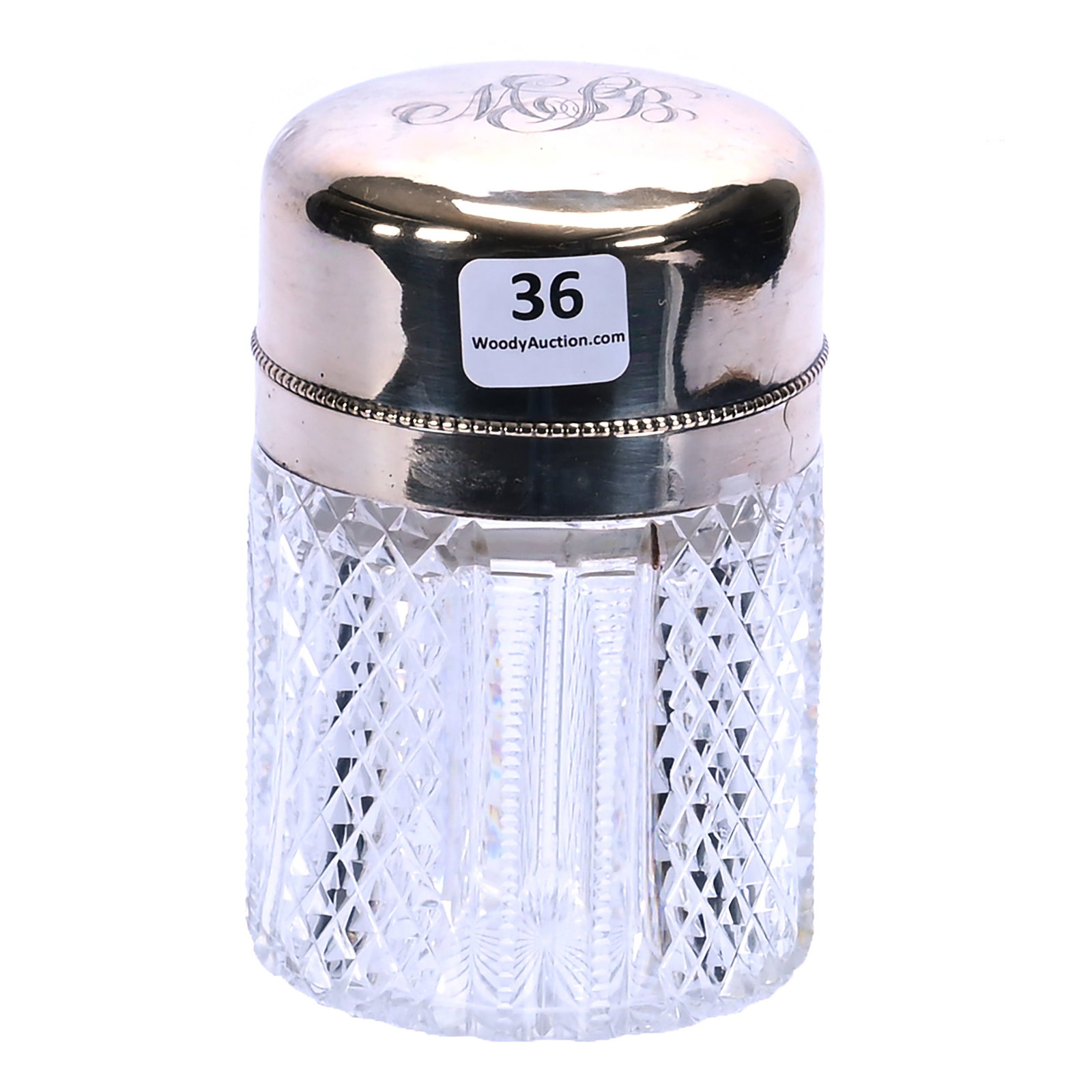 Vanity Jar, American Brilliant Cut Glass (1 of 6)